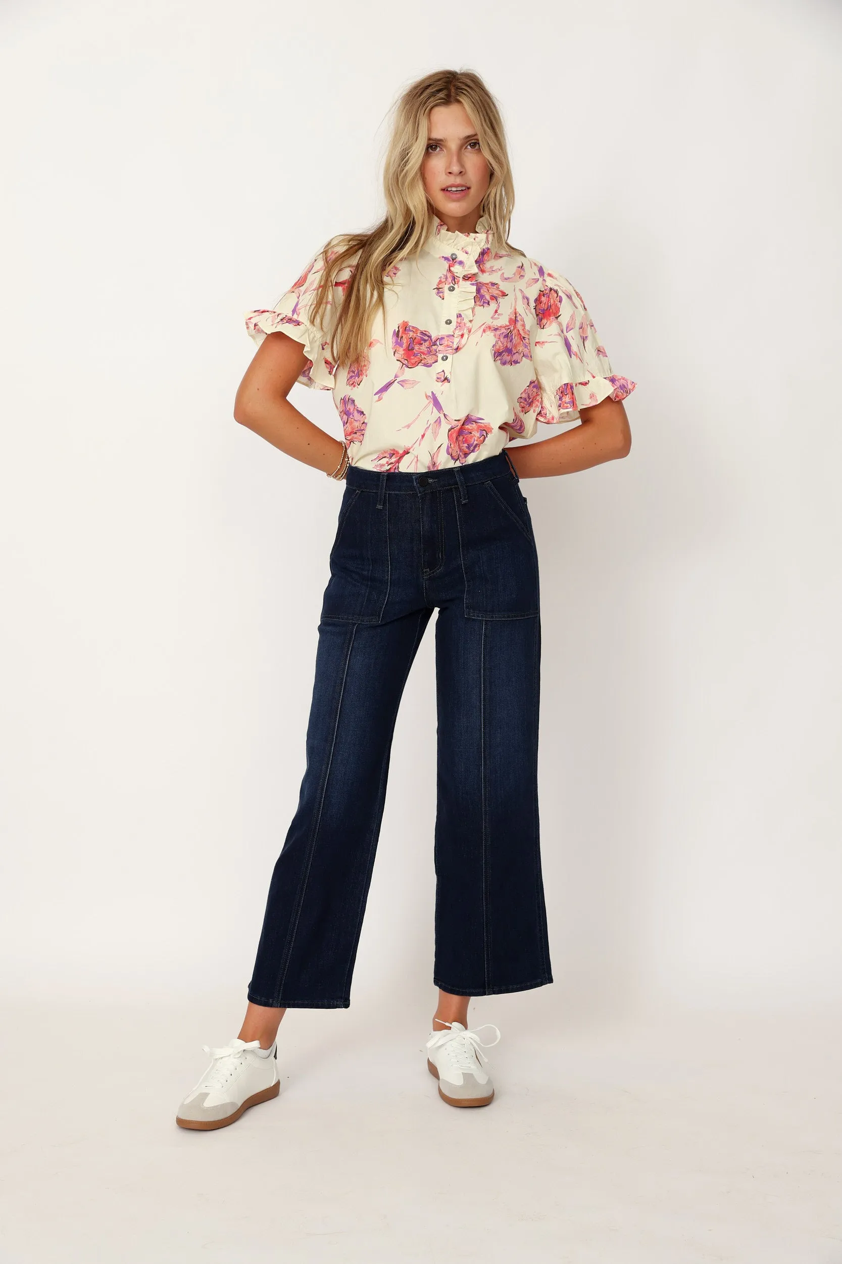 SALE - Claire Floral Print Top sold by fab'rik product image thumbnail 3