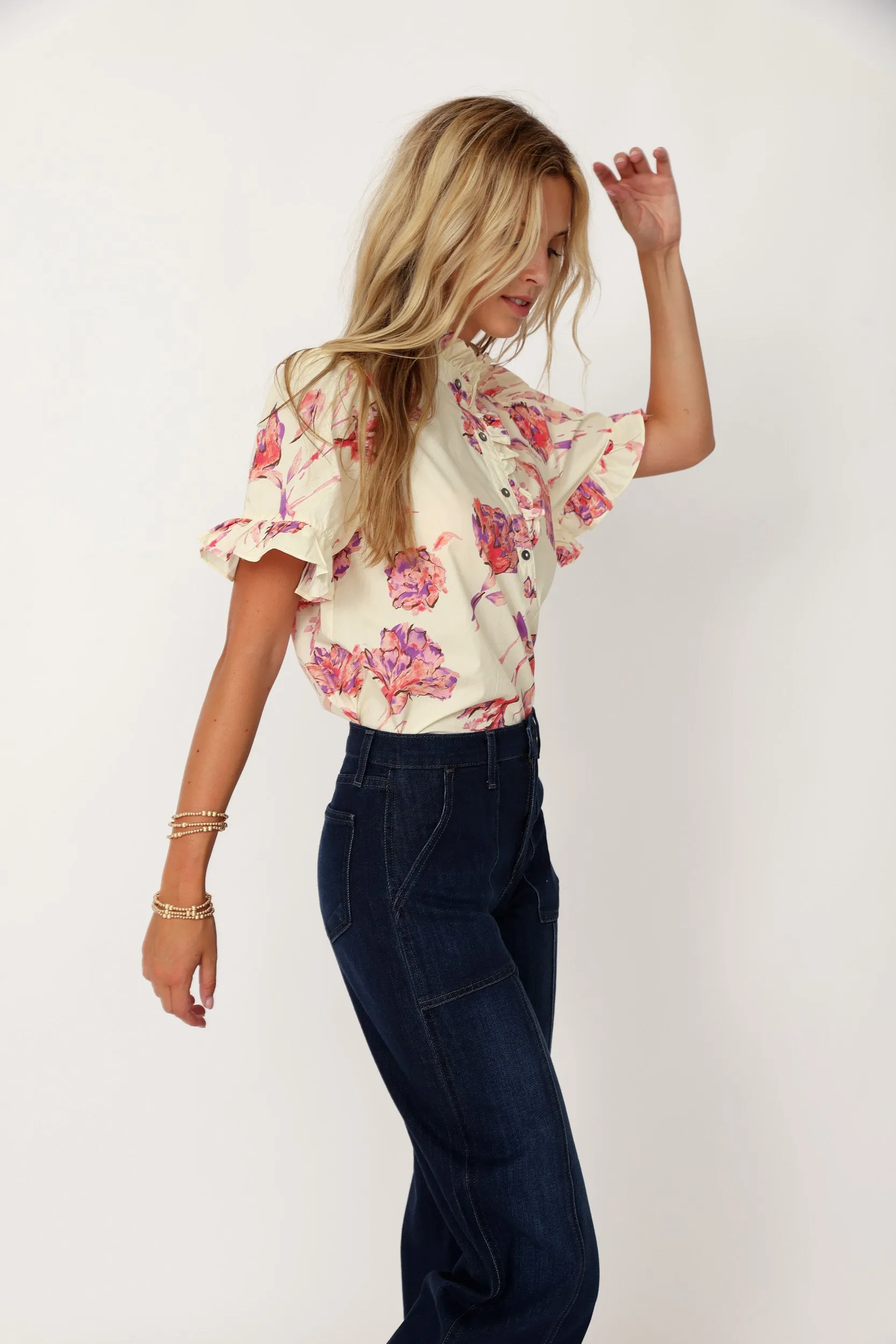 SALE - Claire Floral Print Top sold by fab'rik product image thumbnail 2