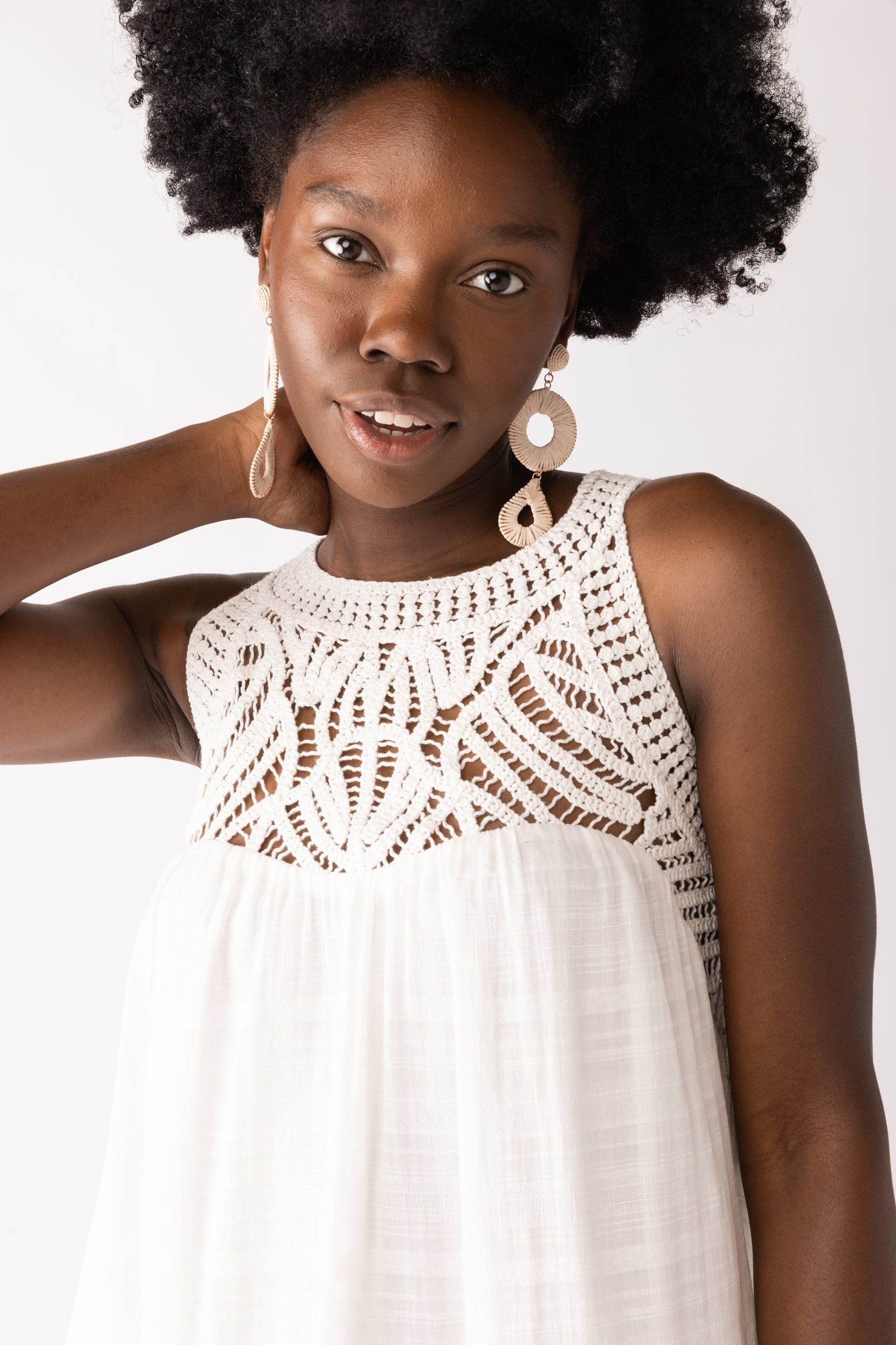 SALE - Iris Crochet Detail Maxi Dress sold by fab'rik product image thumbnail 2