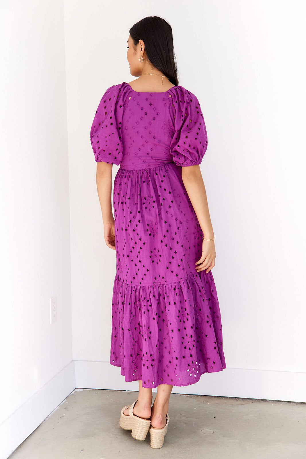 SALE - Raven Eyelet Midi Dress sold by fab'rik product image thumbnail 3