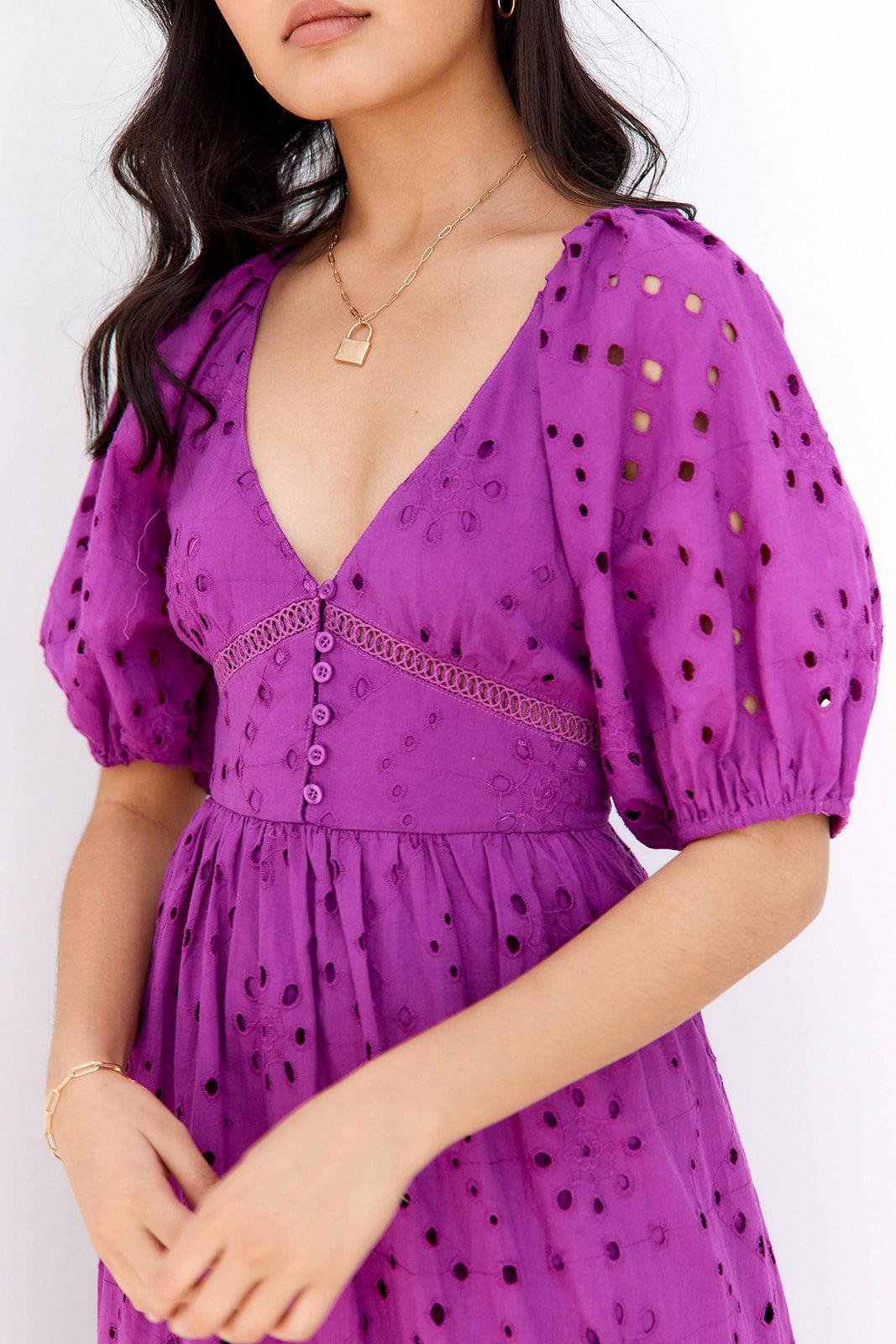 SALE - Raven Eyelet Midi Dress sold by fab'rik product image thumbnail 2