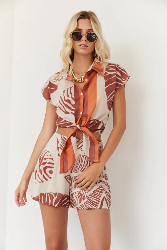 SALE - Vera Floral Print Top sold by fab'rik