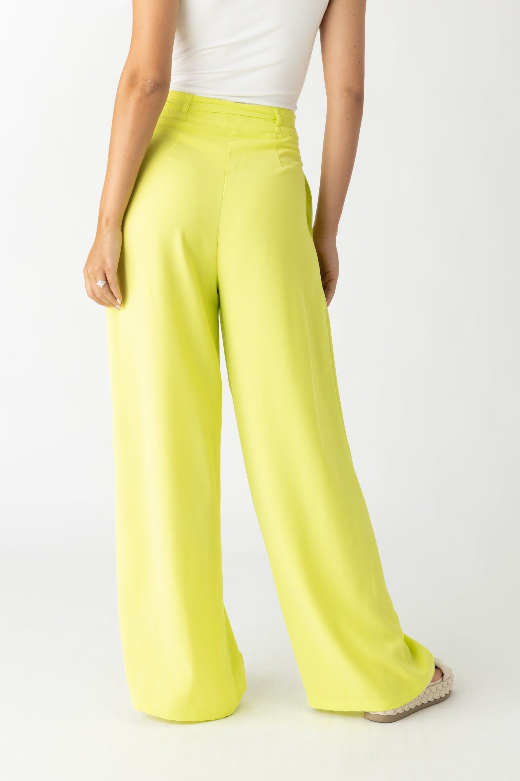 Jordan Tie Front Wide Leg Pant sold by fab'rik product image thumbnail 2