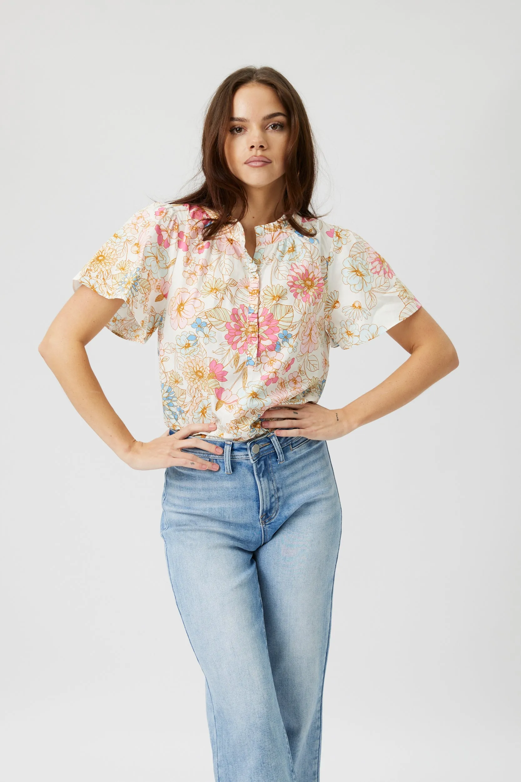 SALE - Macie Floral Top sold by fab'rik product image thumbnail 2