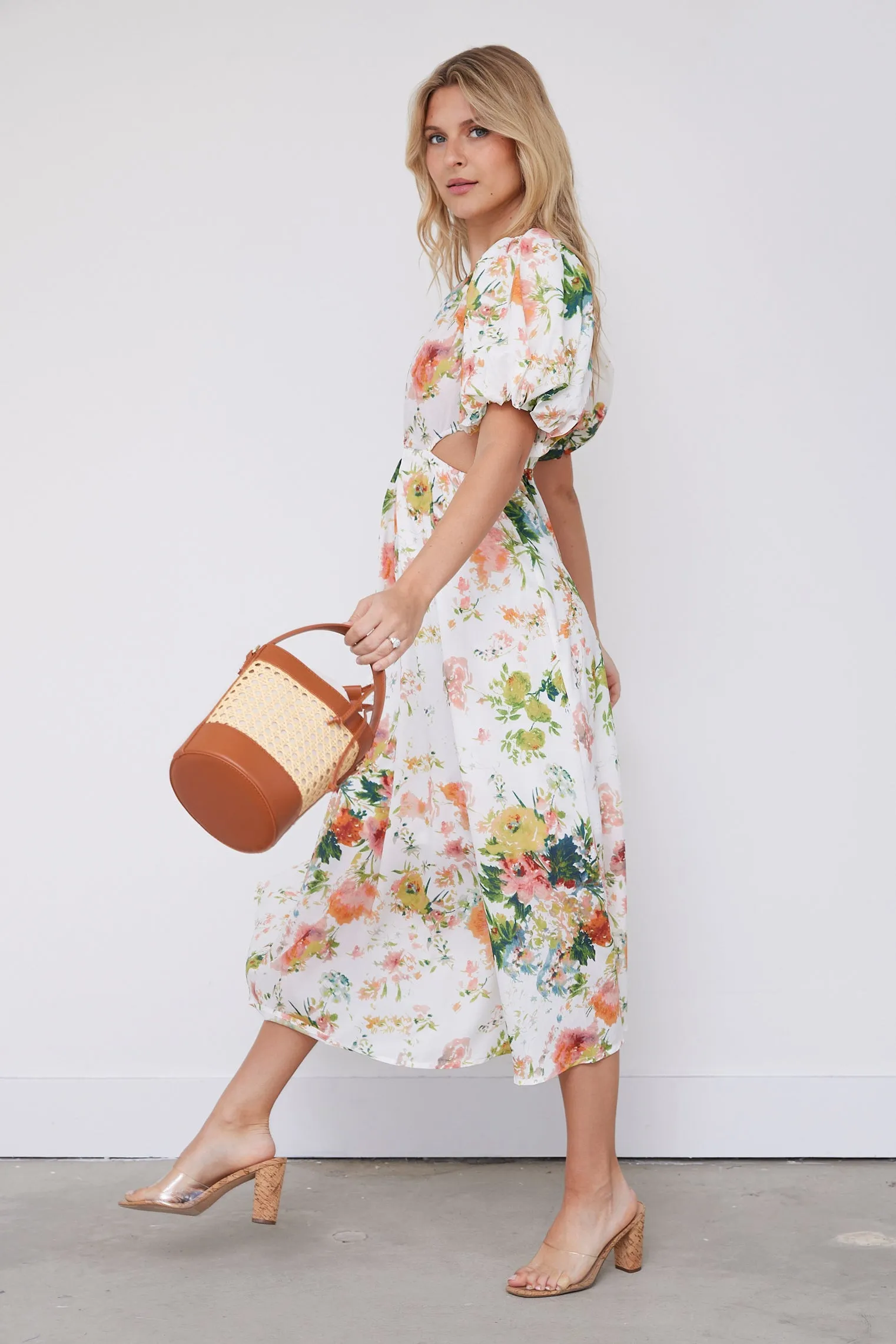 SALE - Janice Floral Midi Dress sold by fab'rik product image thumbnail 4