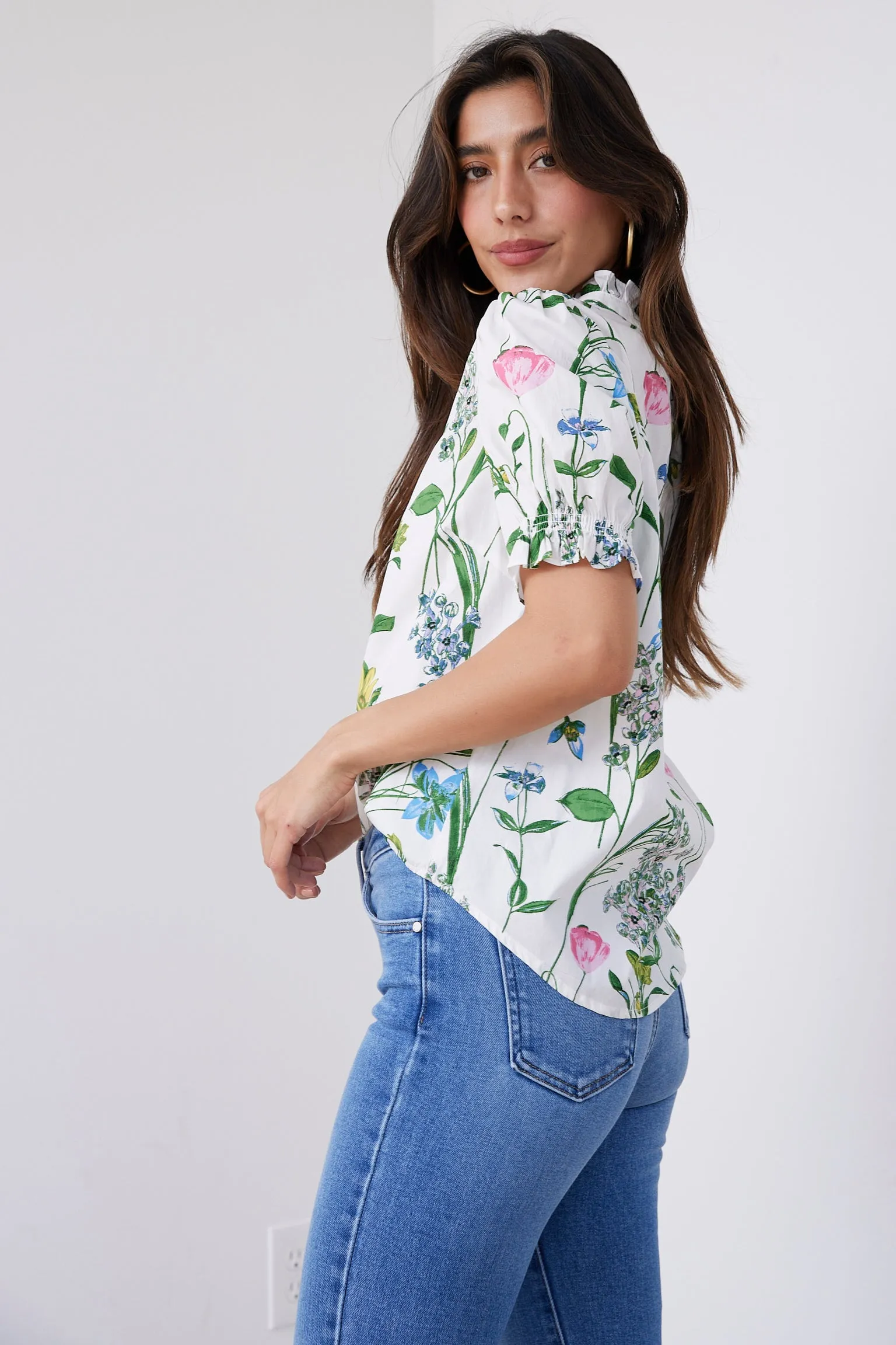 Lilian Floral Blouse sold by fab'rik product image thumbnail 3