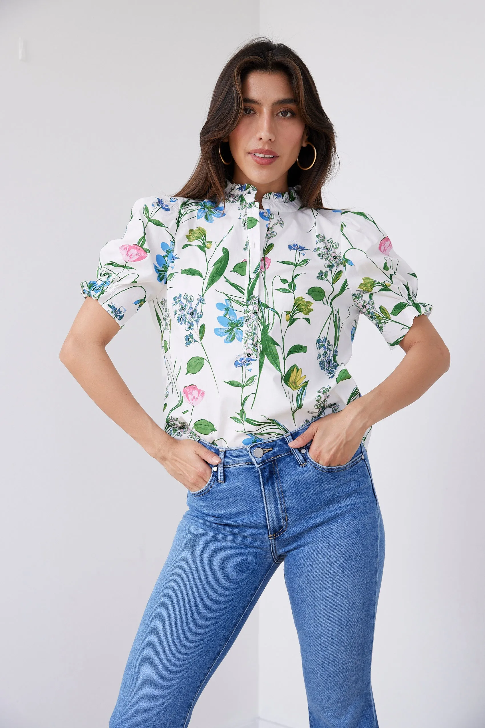 Lilian Floral Blouse sold by fab'rik product image thumbnail 2