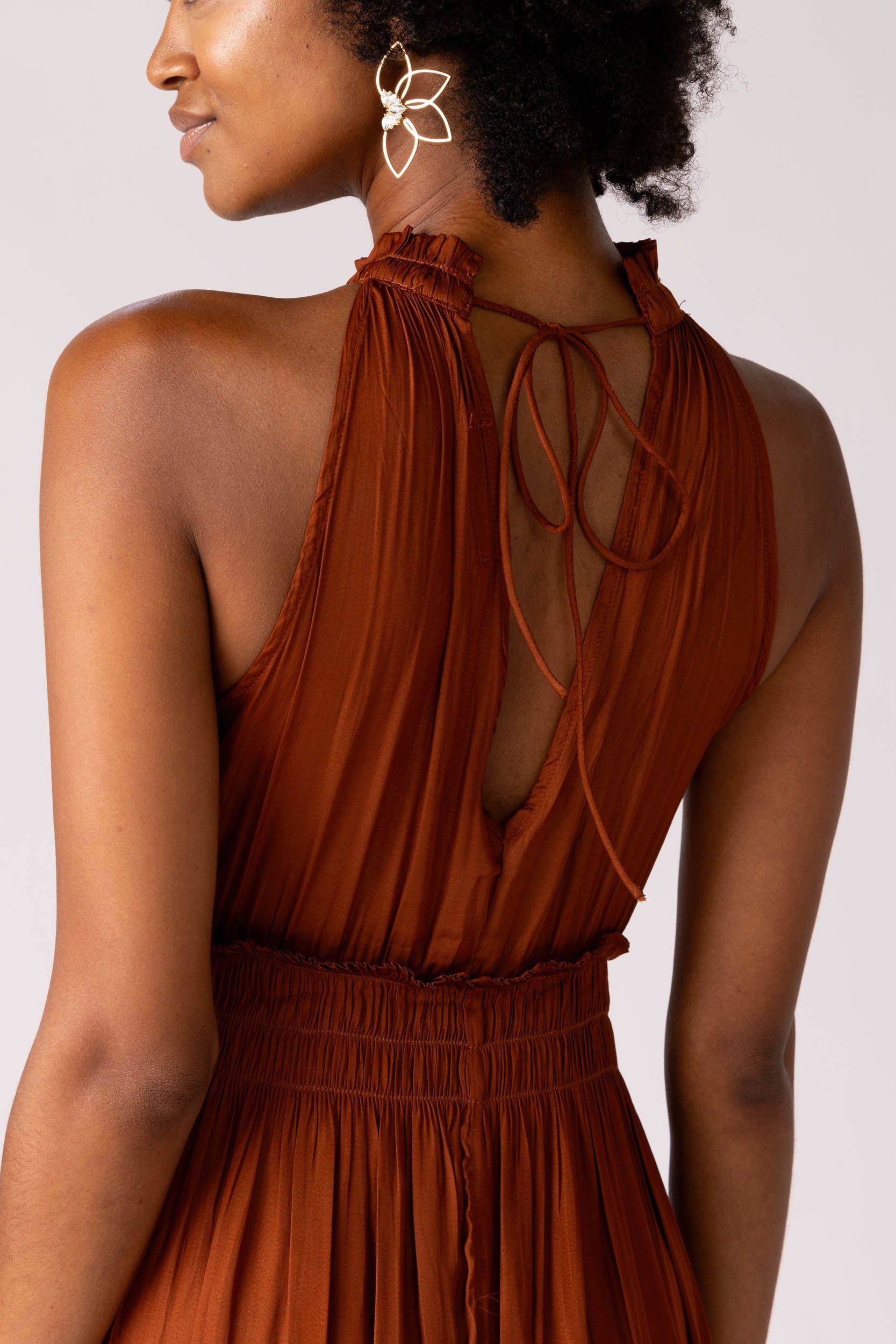 Sydney Halter Neck Midi Dress sold by fab'rik product image thumbnail 5