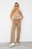 SALE - Davis Tencel Wide Leg Cargo Pants sold by fab'rik