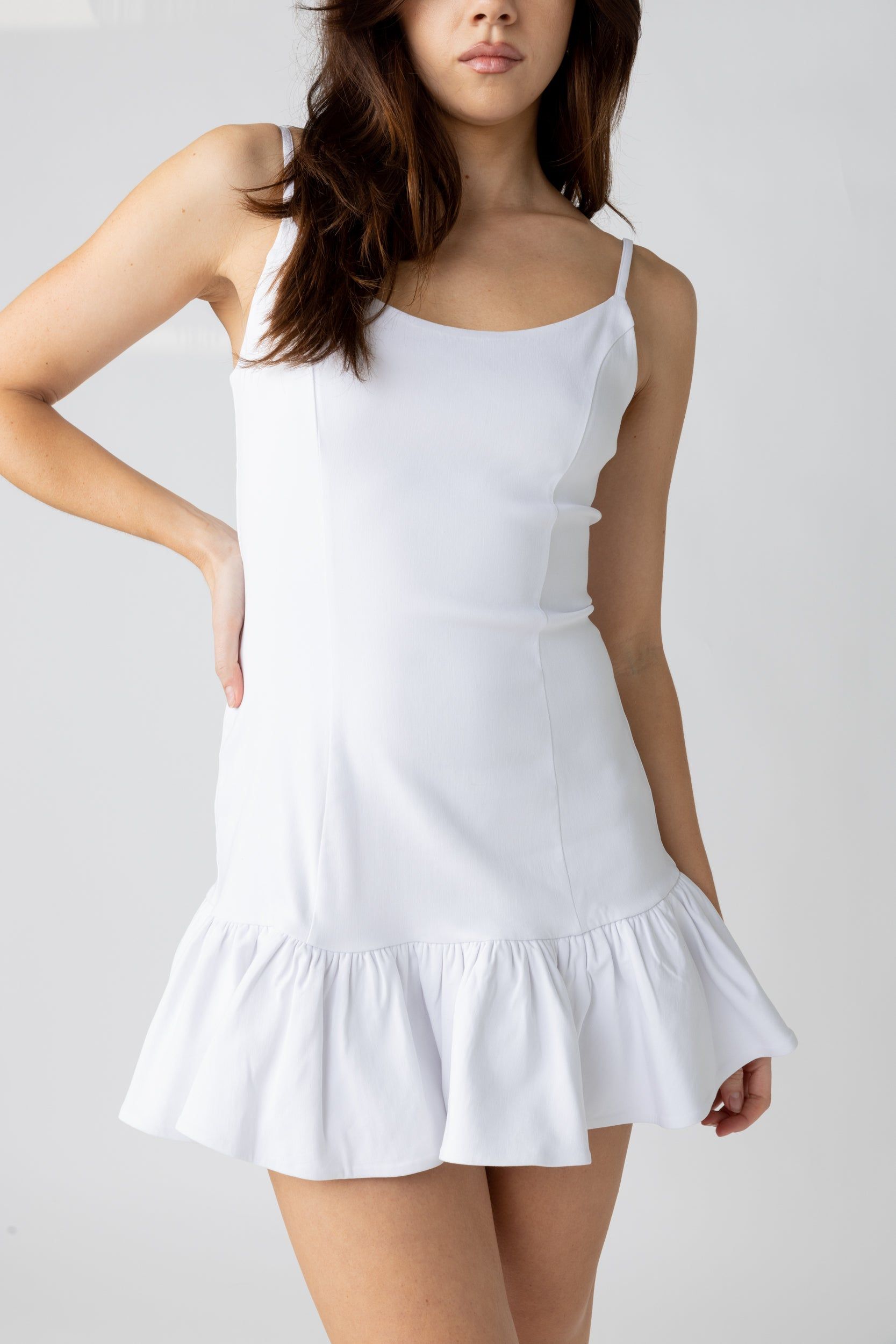 Liberty Ruffle Trim Mini Dress sold by fab'rik product image thumbnail 4