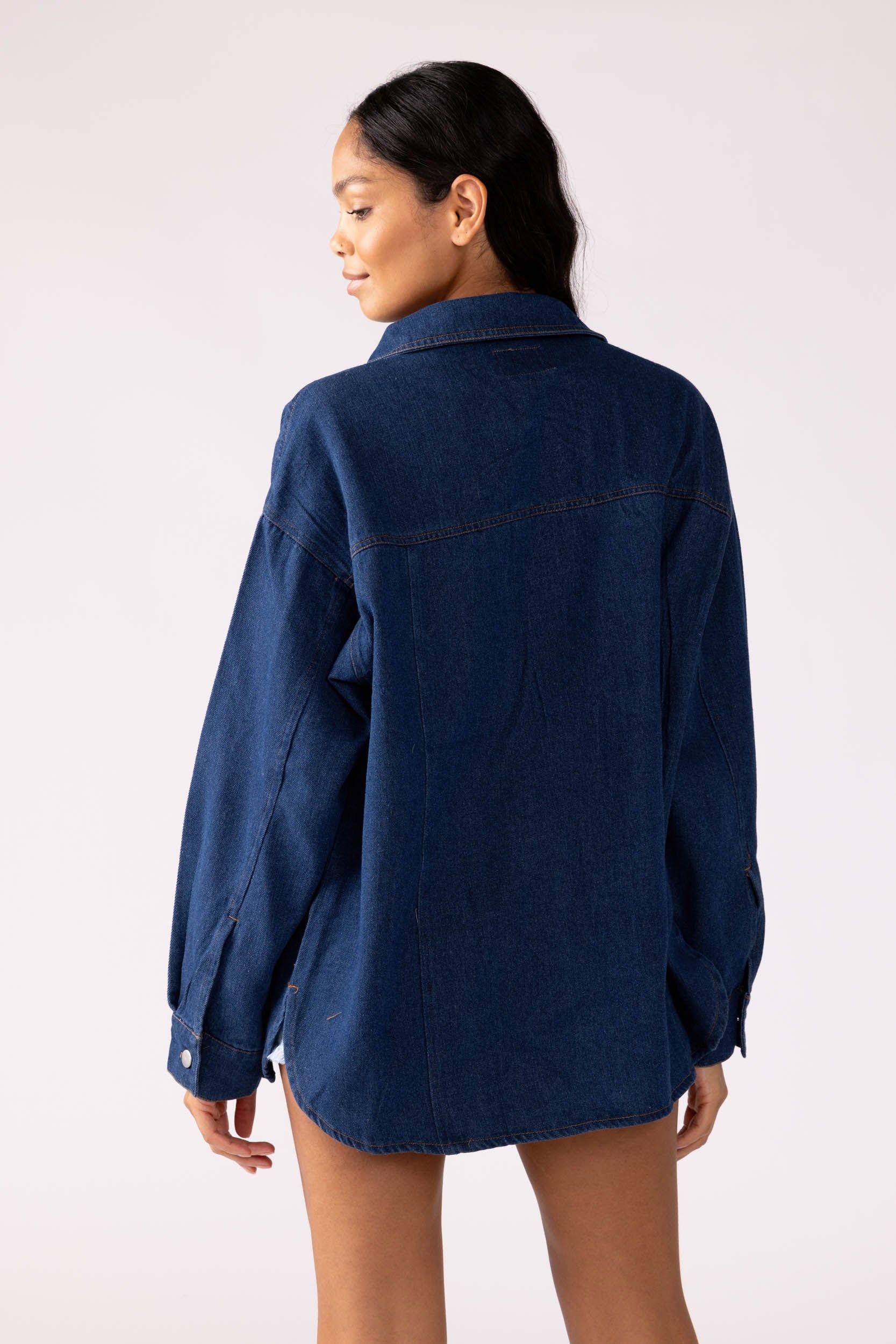 SALE - Alisha Flap Pocket Shacket sold by fab'rik product image thumbnail 4