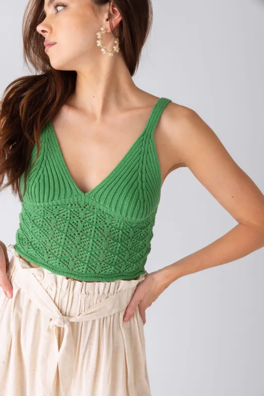 SALE - Lilia Crochet Cropped Top sold by fab'rik