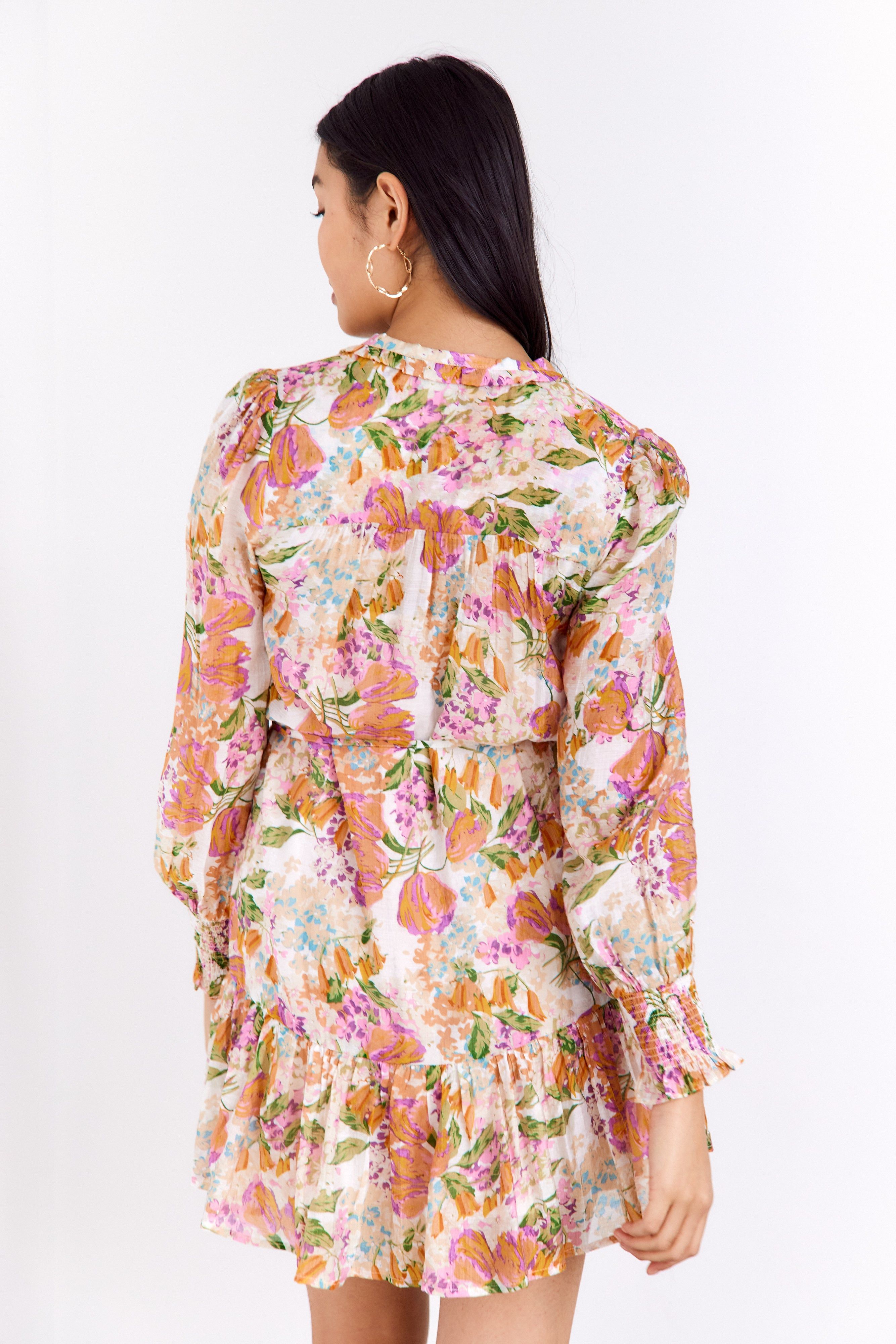 SALE - May Floral Tie Waist Dress sold by fab'rik product image thumbnail 2