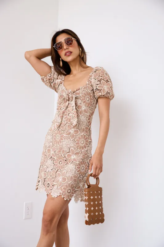 SALE - Audrey Eyelet Mini Dress sold by fab'rik
