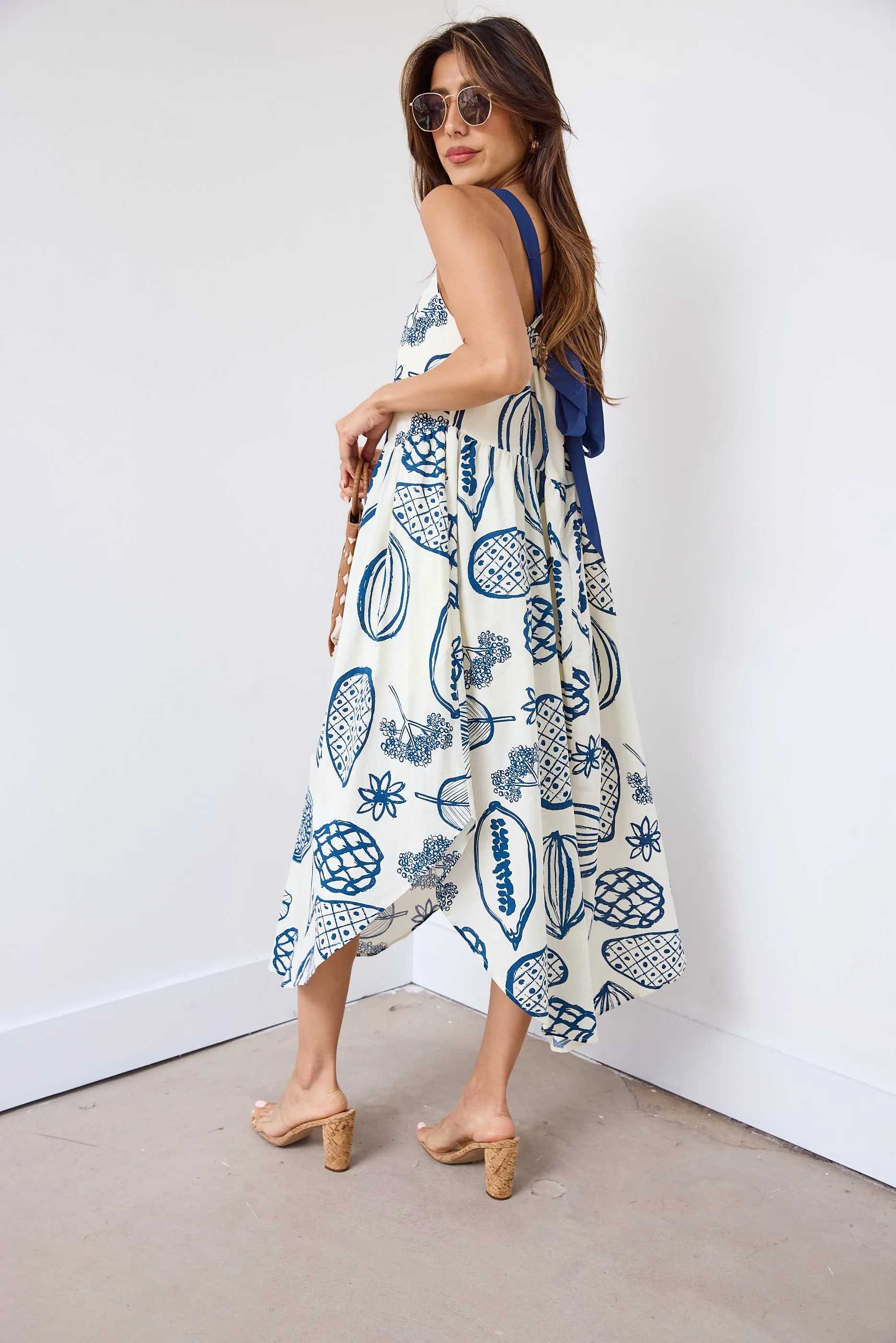 Tijuana Tie Back Midi Dress sold by fab'rik product image thumbnail 4