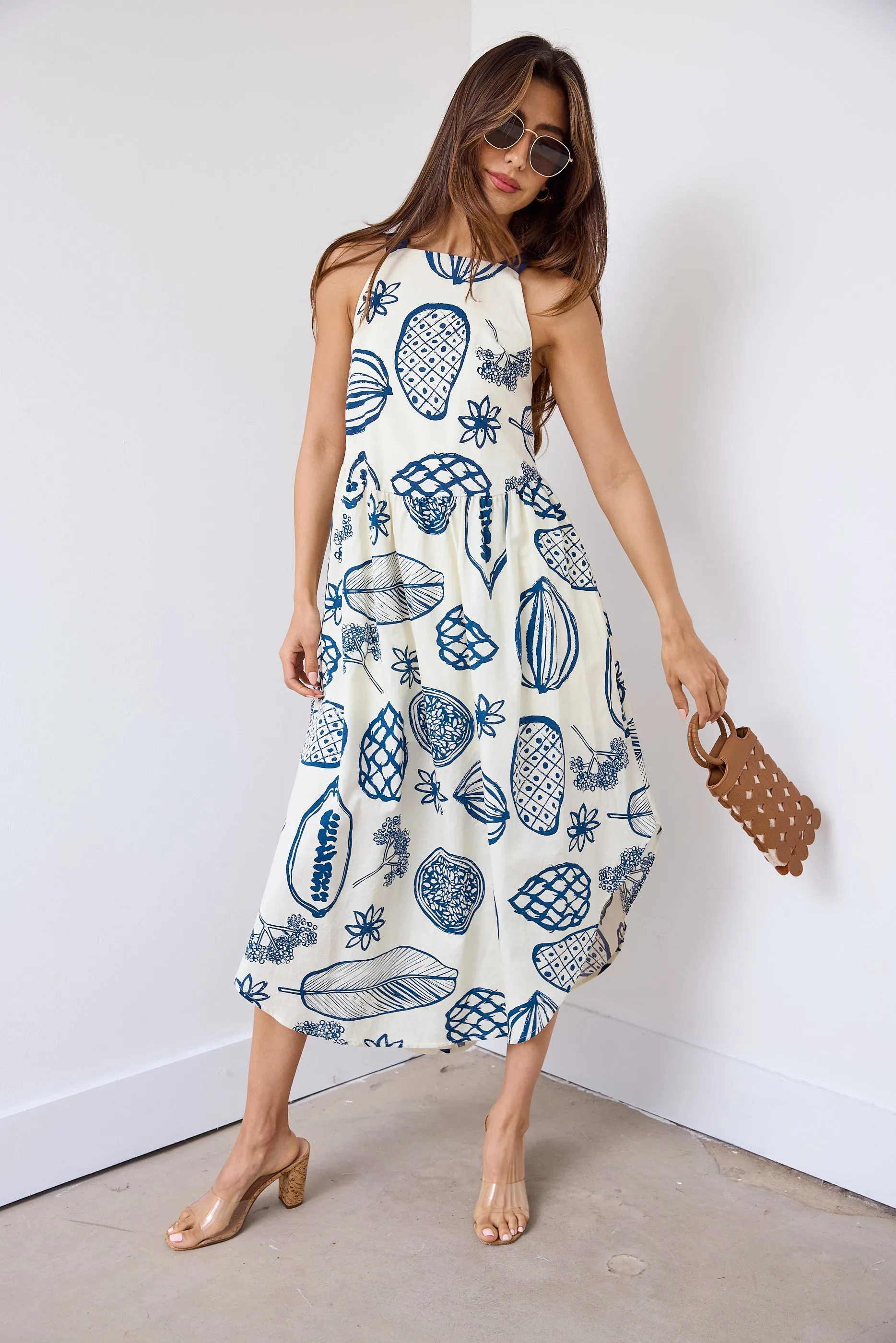 Tijuana Tie Back Midi Dress sold by fab'rik product image thumbnail 3