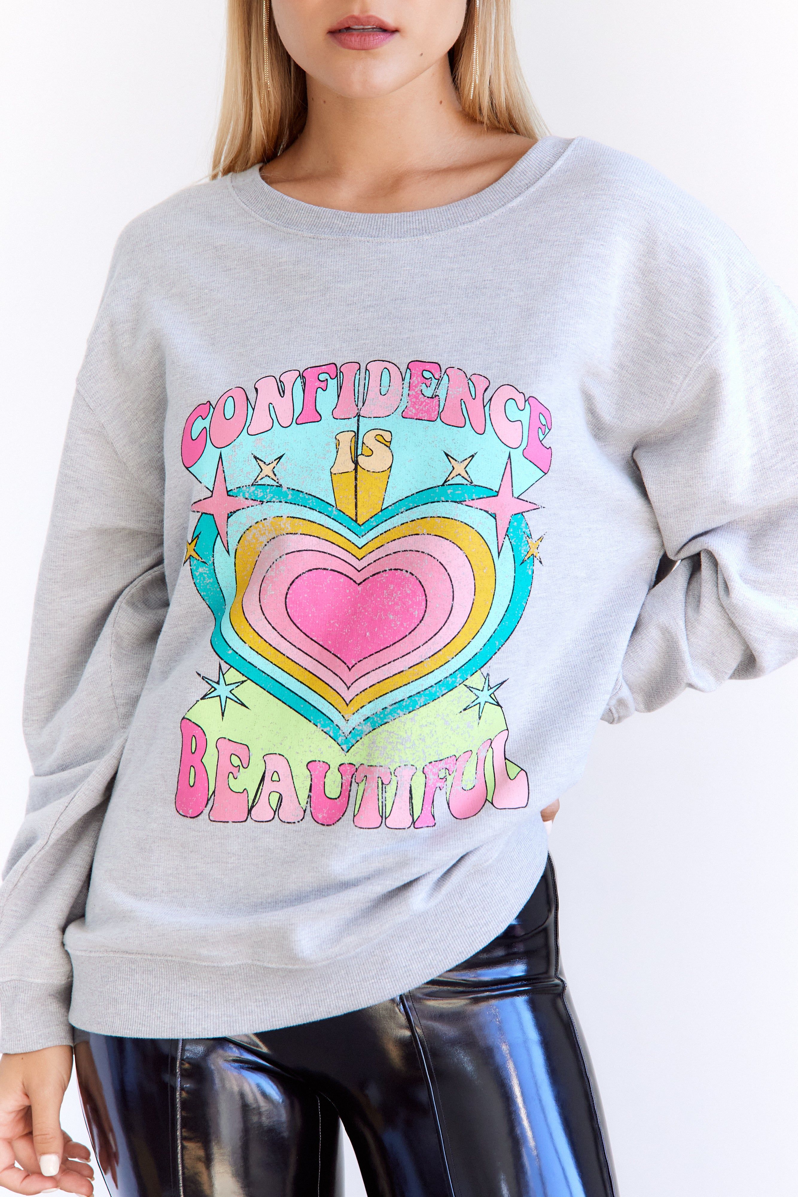 SALE - Confidence Is Beautiful Sweatshirt sold by fab'rik product image thumbnail 3