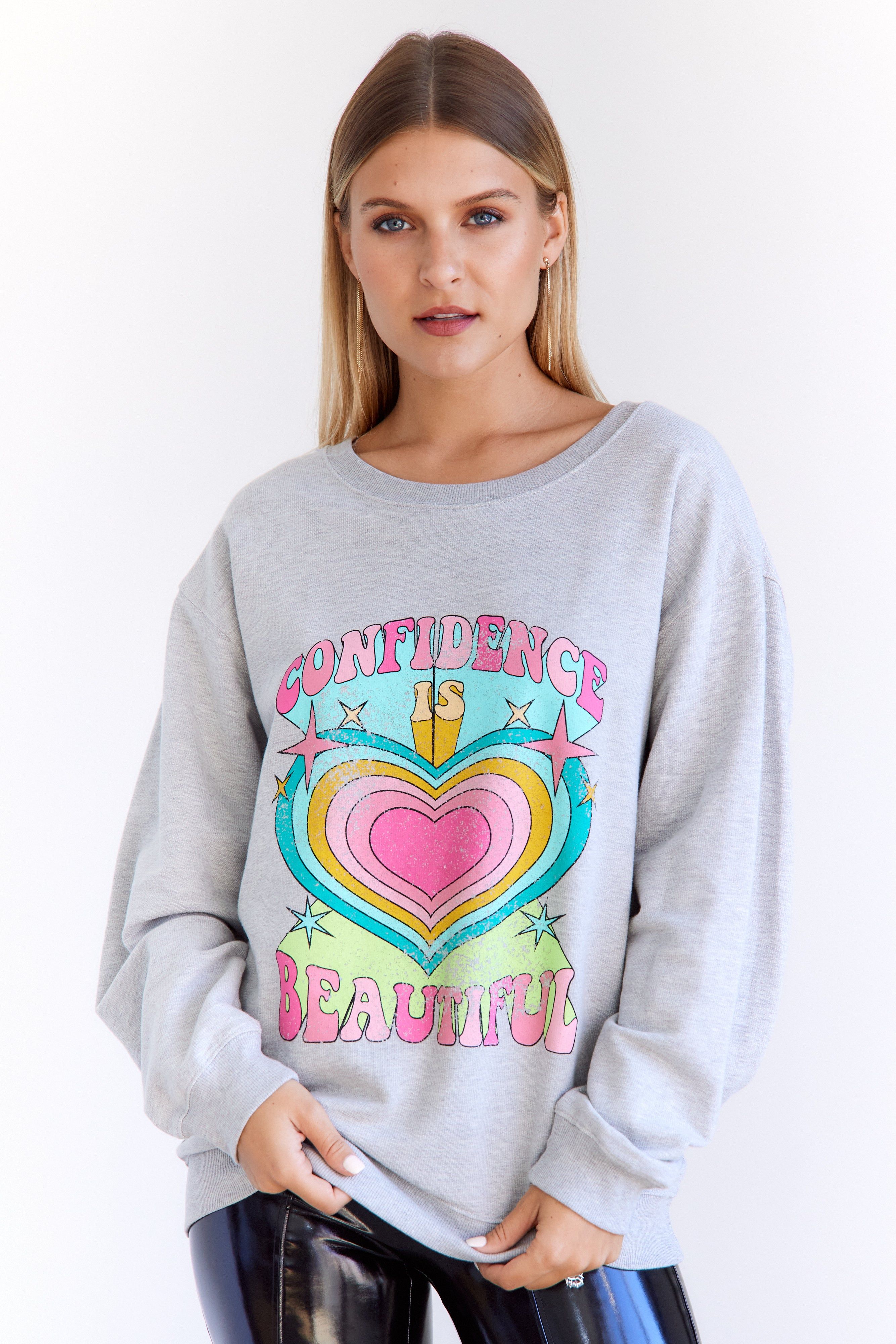 SALE - Confidence Is Beautiful Sweatshirt sold by fab'rik