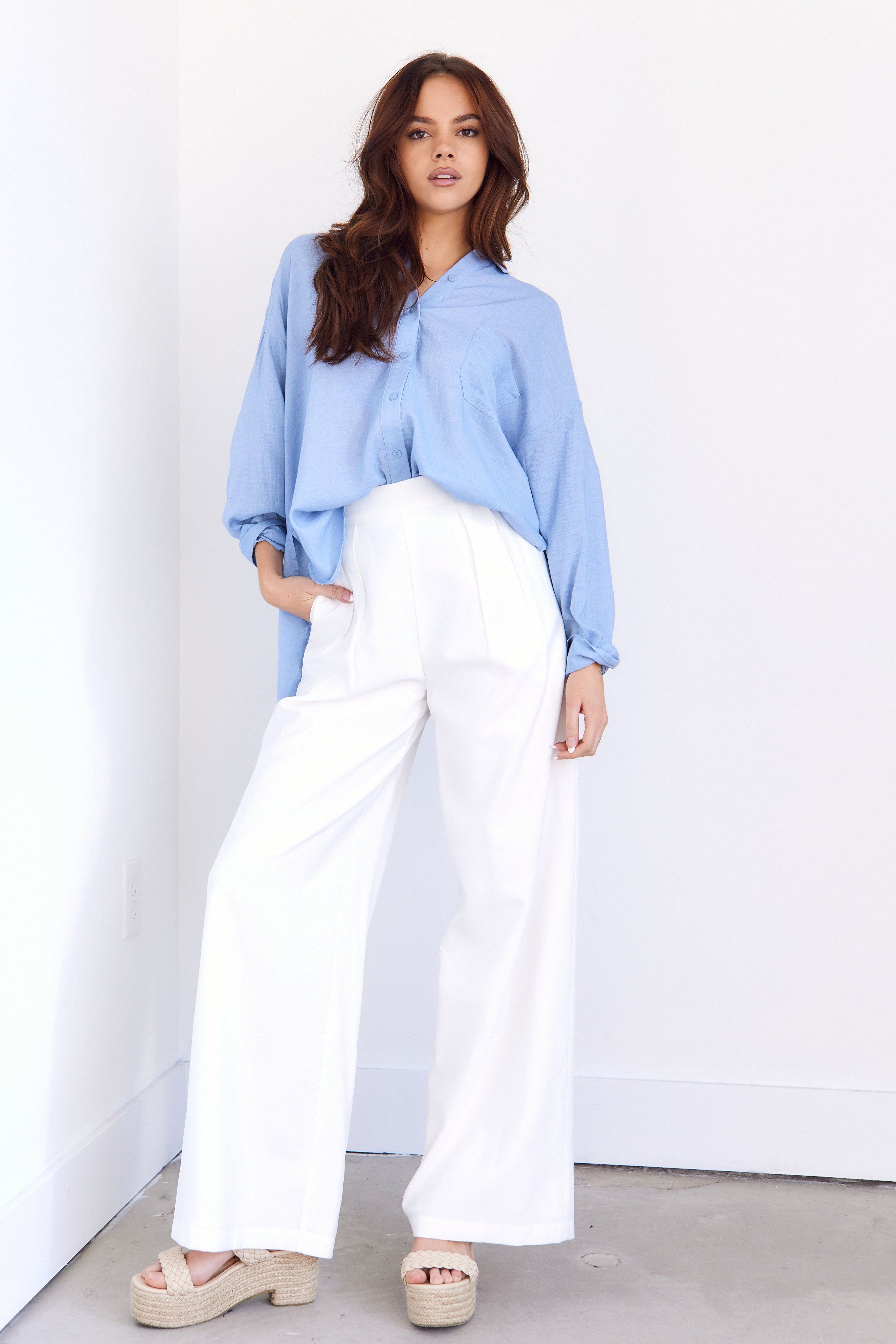 SALE - Josephine Wide Leg Full Length Pants sold by fab'rik product image thumbnail 3