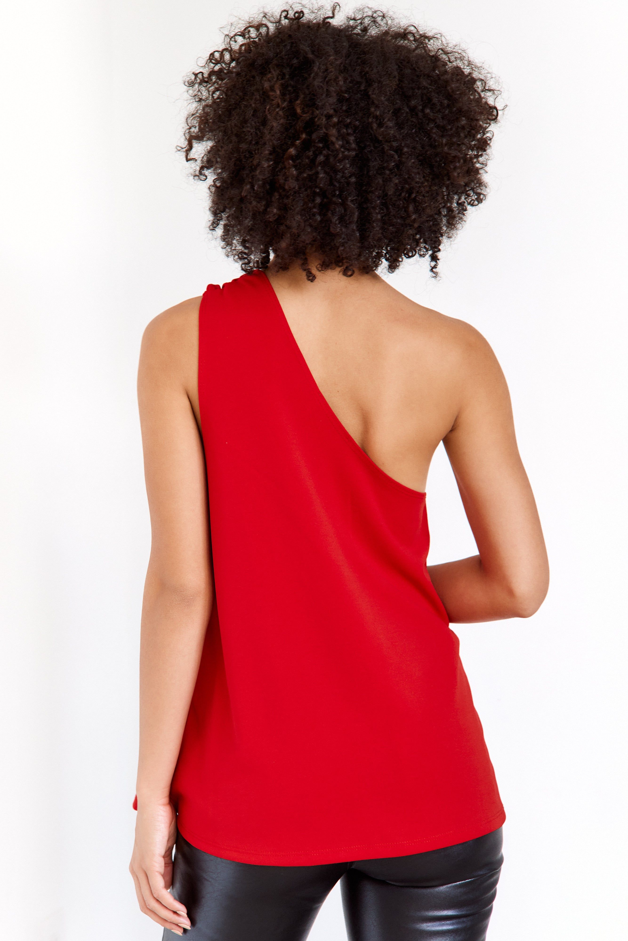 SALE - Rubi One Shoulder Knot Top sold by fab'rik product image thumbnail 2