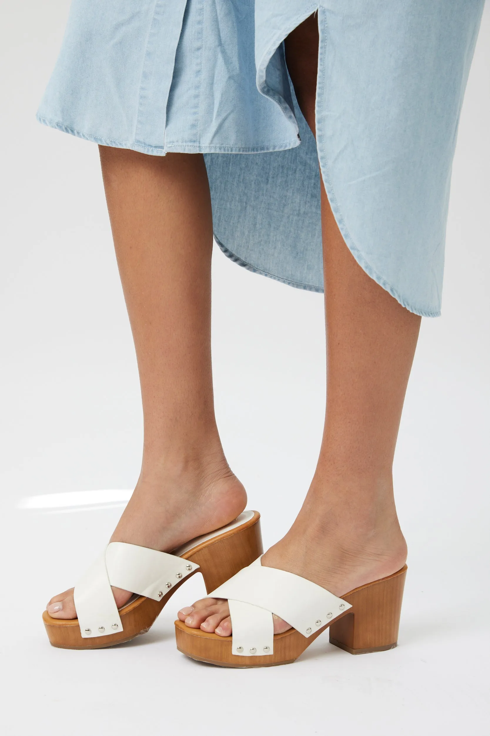 Eryn Wood Heel sold by fab'rik product image thumbnail 2