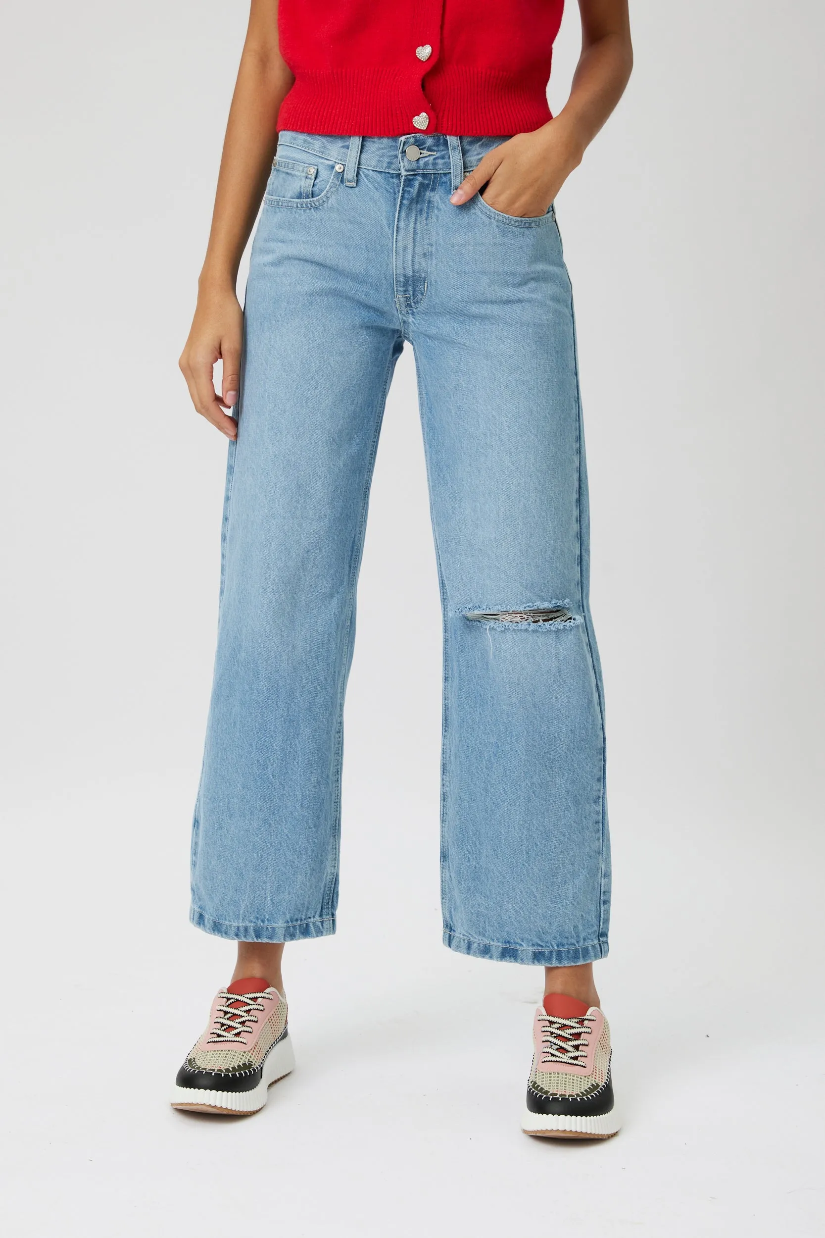 SALE - Dillon Mid Rise Skater Jean sold by fab'rik product image thumbnail 4