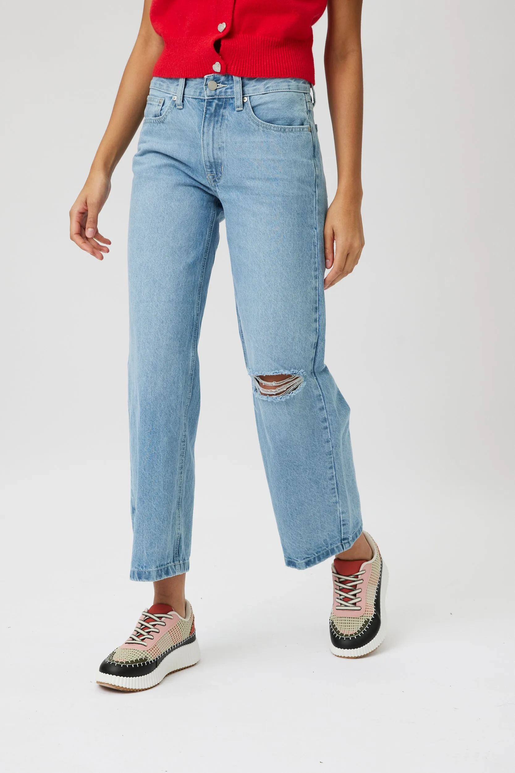 SALE - Dillon Mid Rise Skater Jean sold by fab'rik product image thumbnail 2