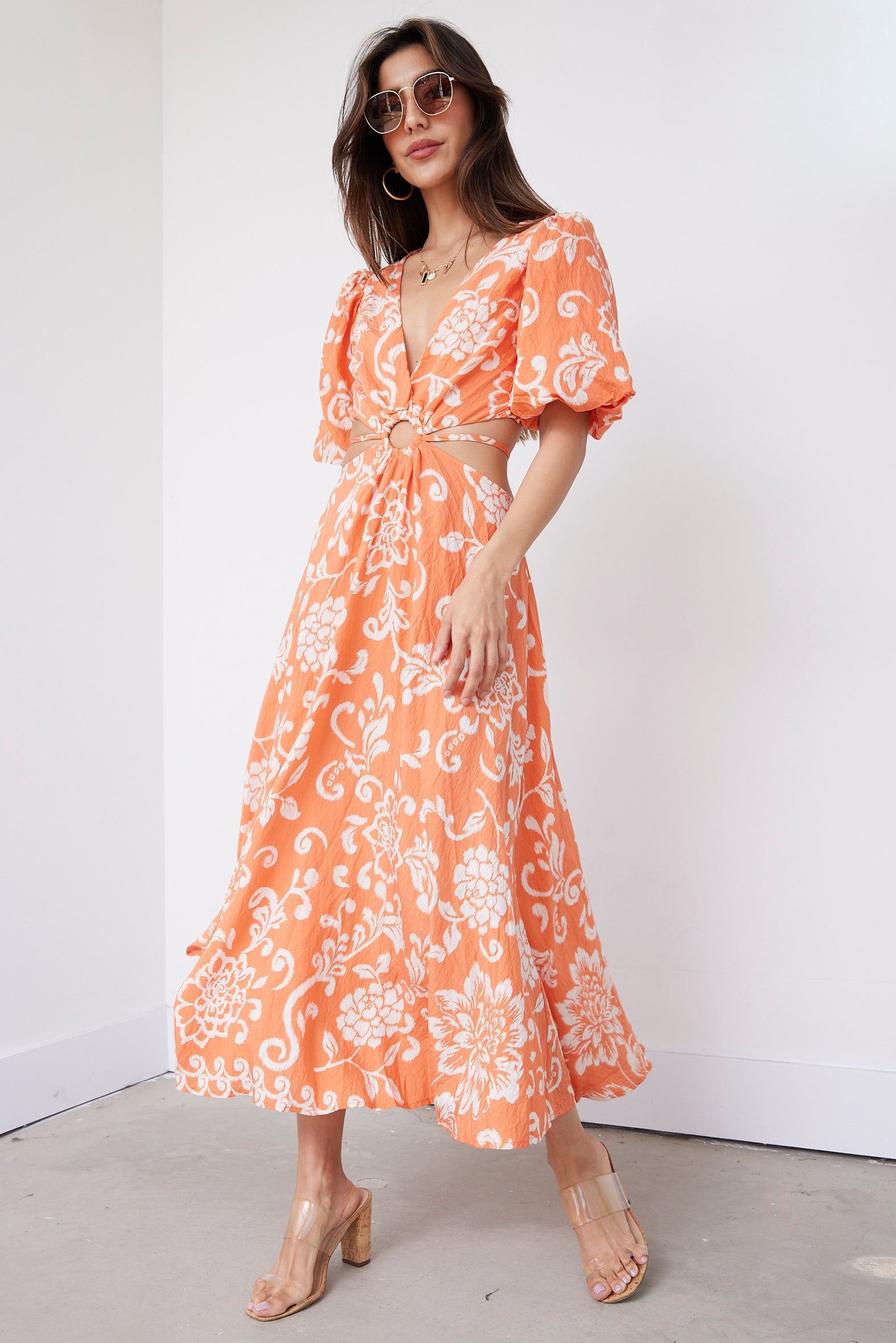 Rory Cut Out Detail Midi Dress sold by fab'rik product image thumbnail 5