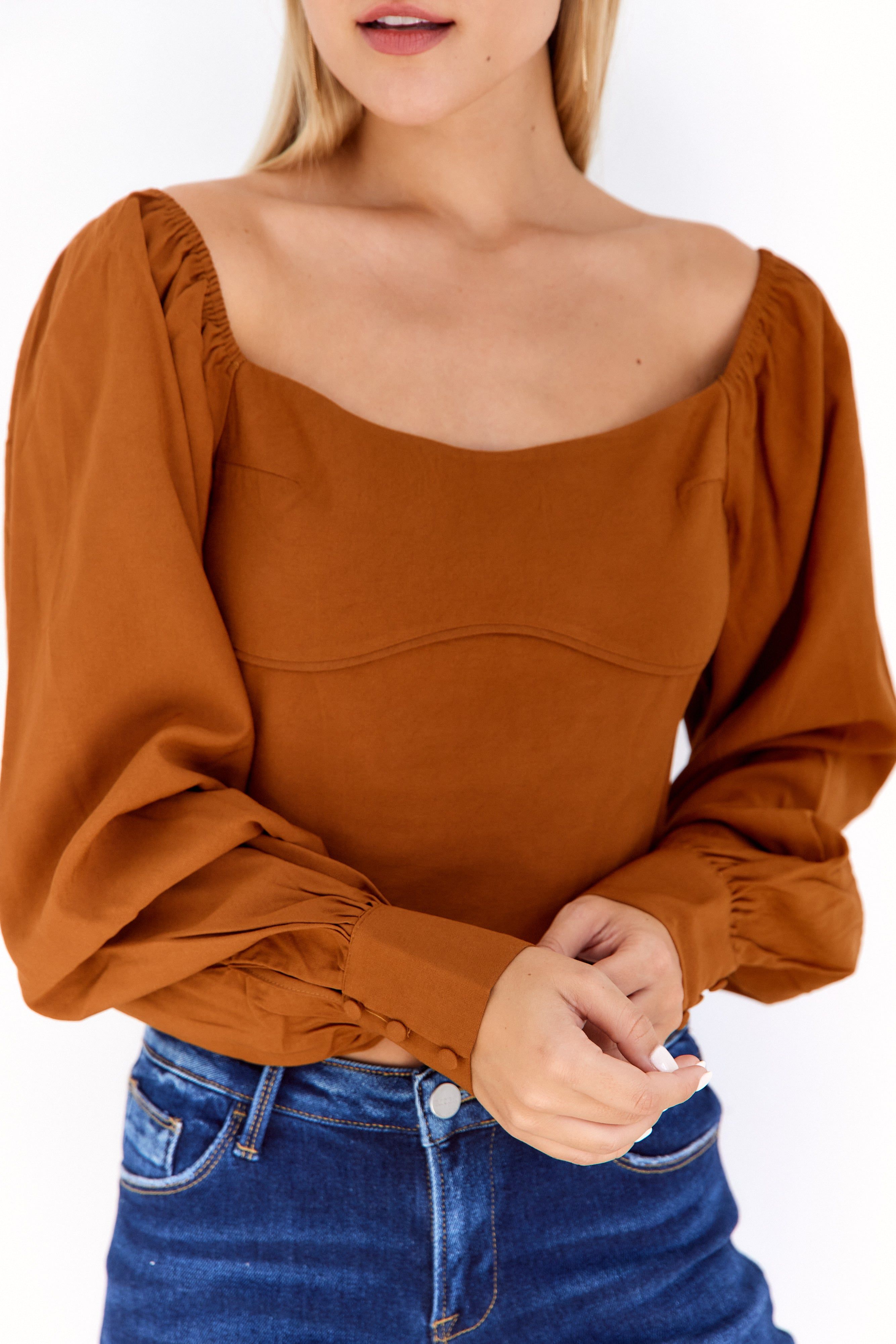 SALE- Thea Corset Style Blouse sold by fab'rik product image thumbnail 3