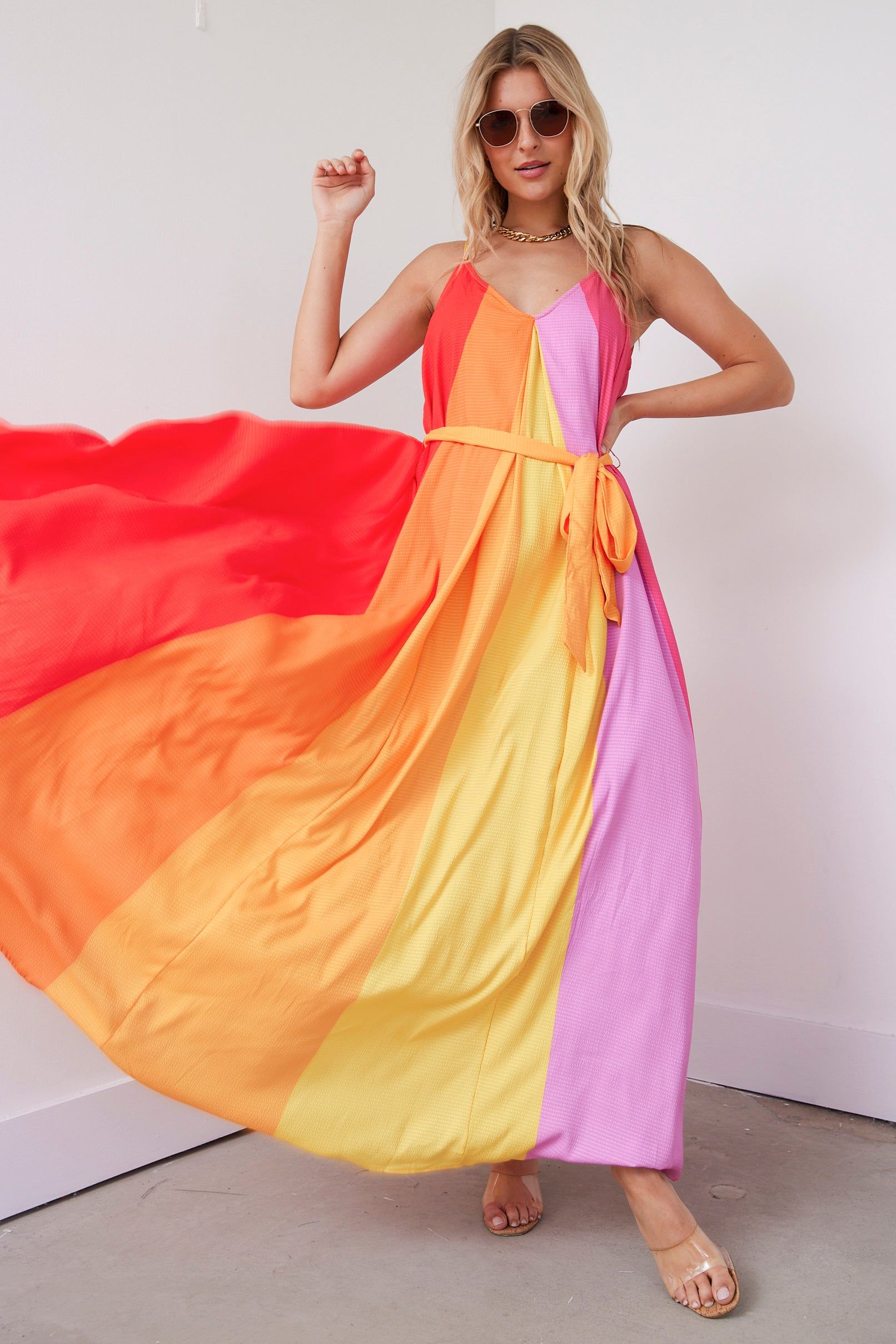 Robbins Printed Woven Maxi Dress sold by fab'rik product image thumbnail 3