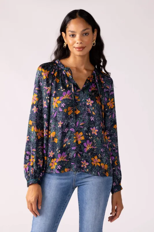 SALE - Joy Tie Front Blouse sold by fab'rik