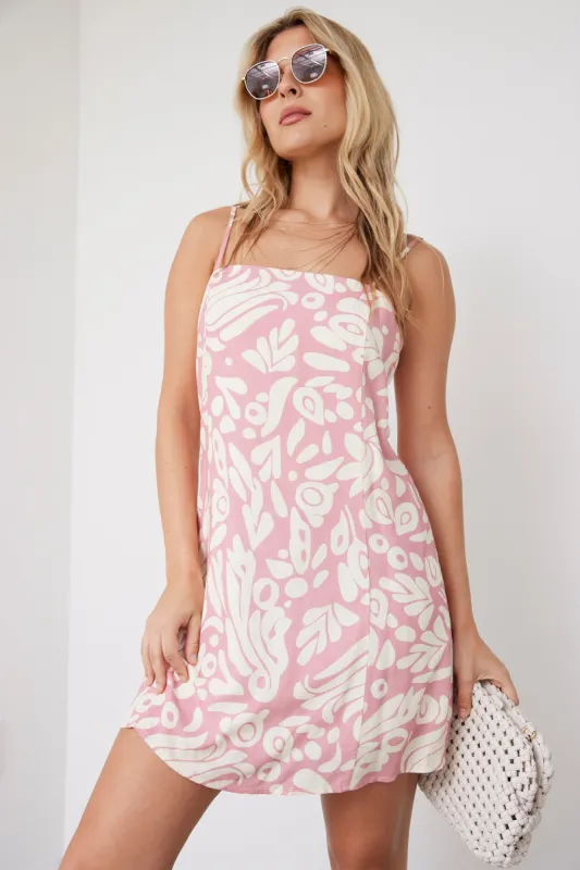 SALE - Ryan Printed Mini Dress sold by fab'rik