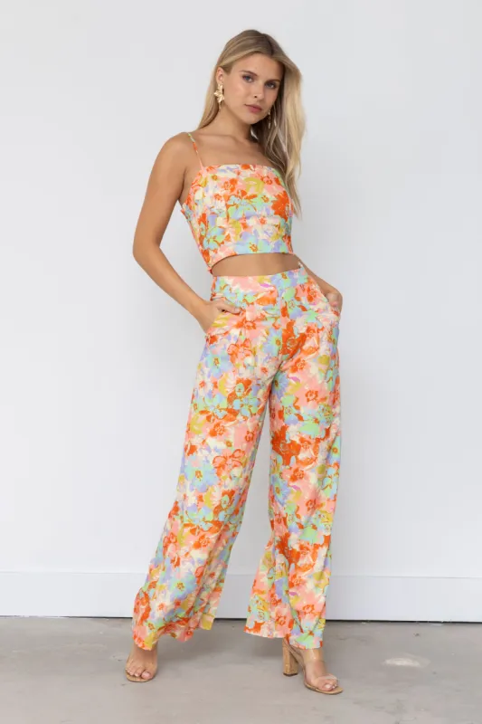 SALE - Eliza Floral Printed Cropped Cami sold by fab'rik