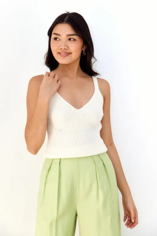 SALE - Jillian Sweetheart Sweater Tank sold by fab'rik