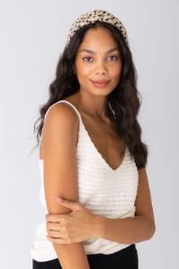SALE - Drew Woven Straw Headband sold by fab'rik