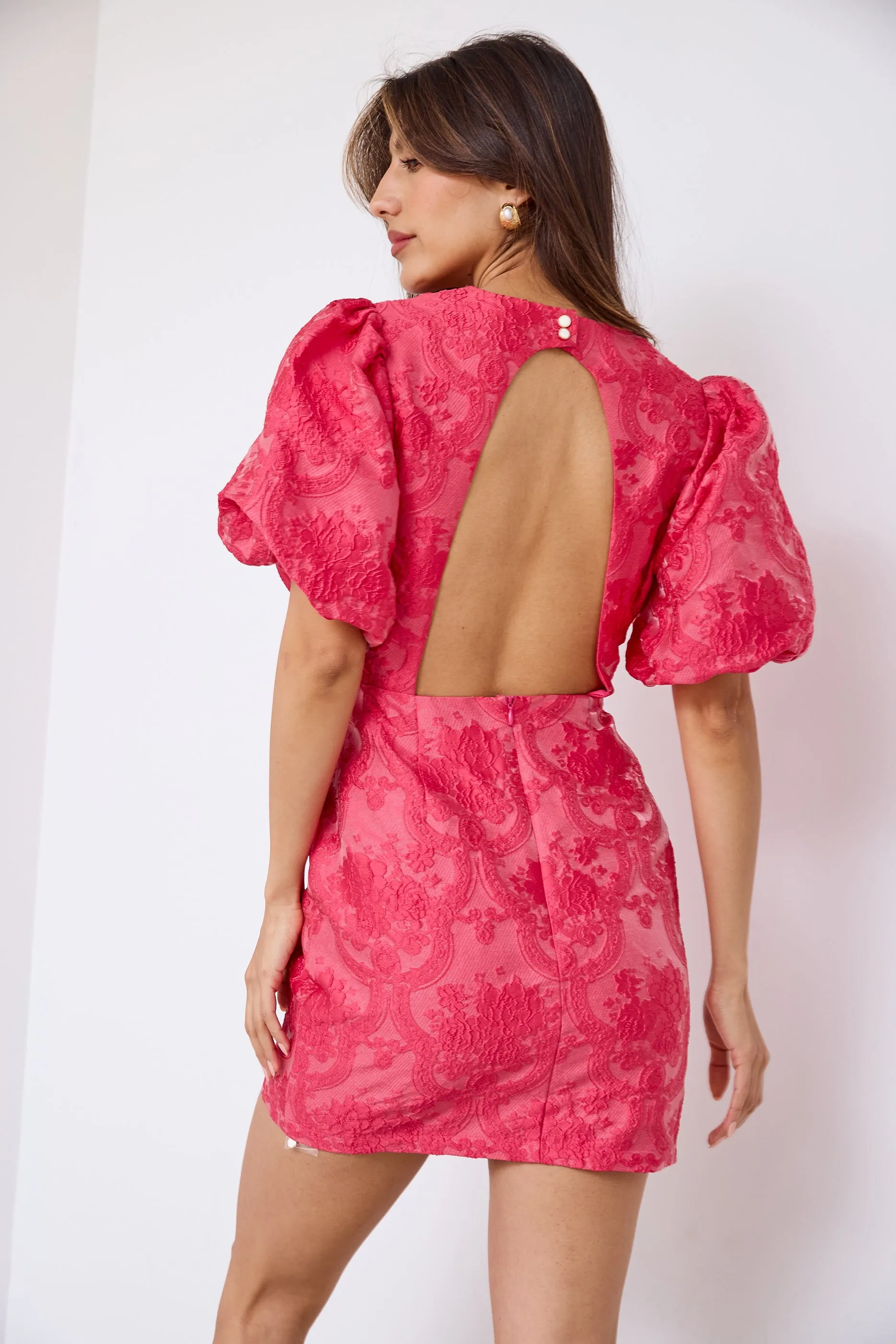 SALE - Memphis Puff Sleeve Mini Dress sold by fab'rik product image thumbnail 2