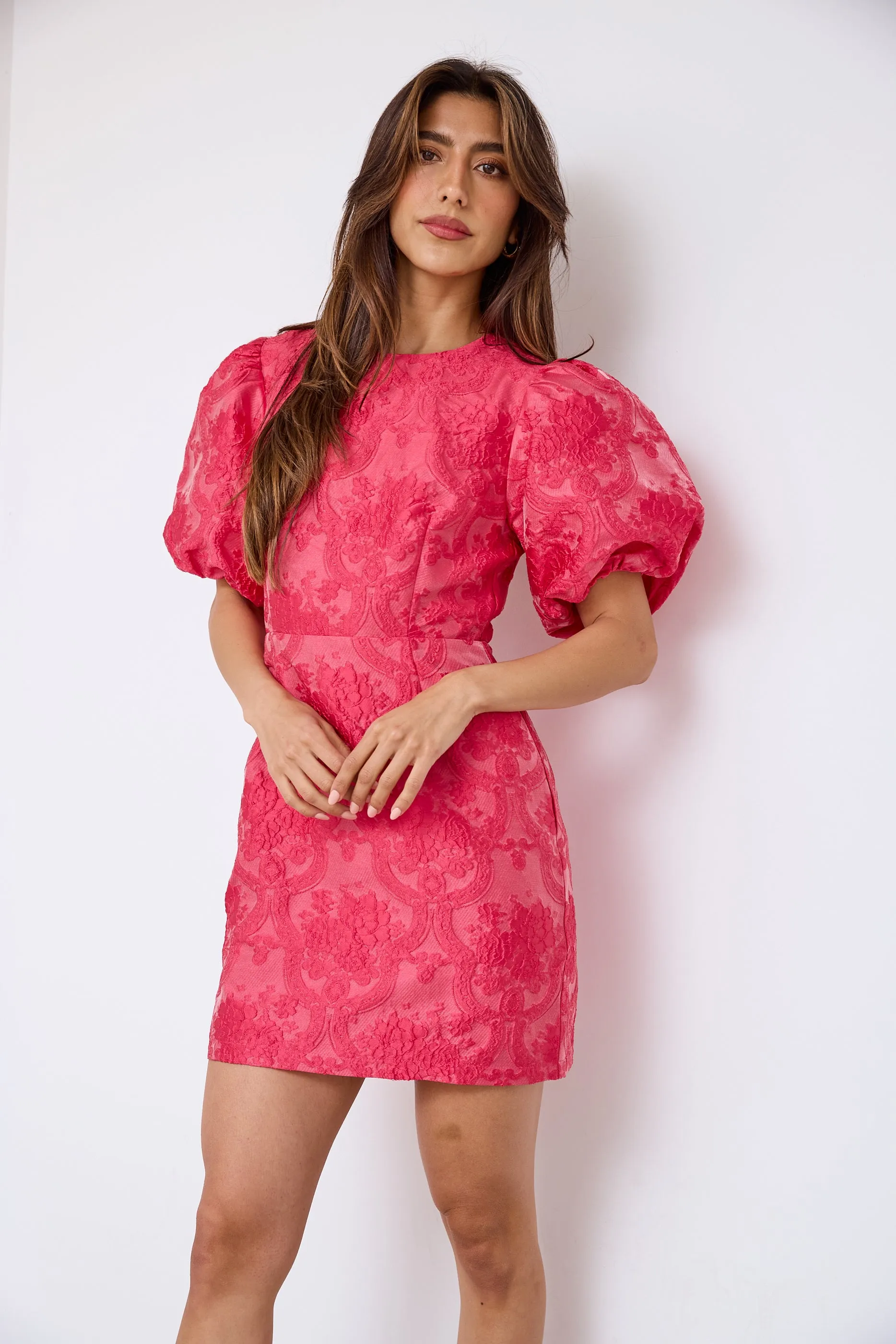 SALE - Memphis Puff Sleeve Mini Dress sold by fab'rik product image thumbnail 4