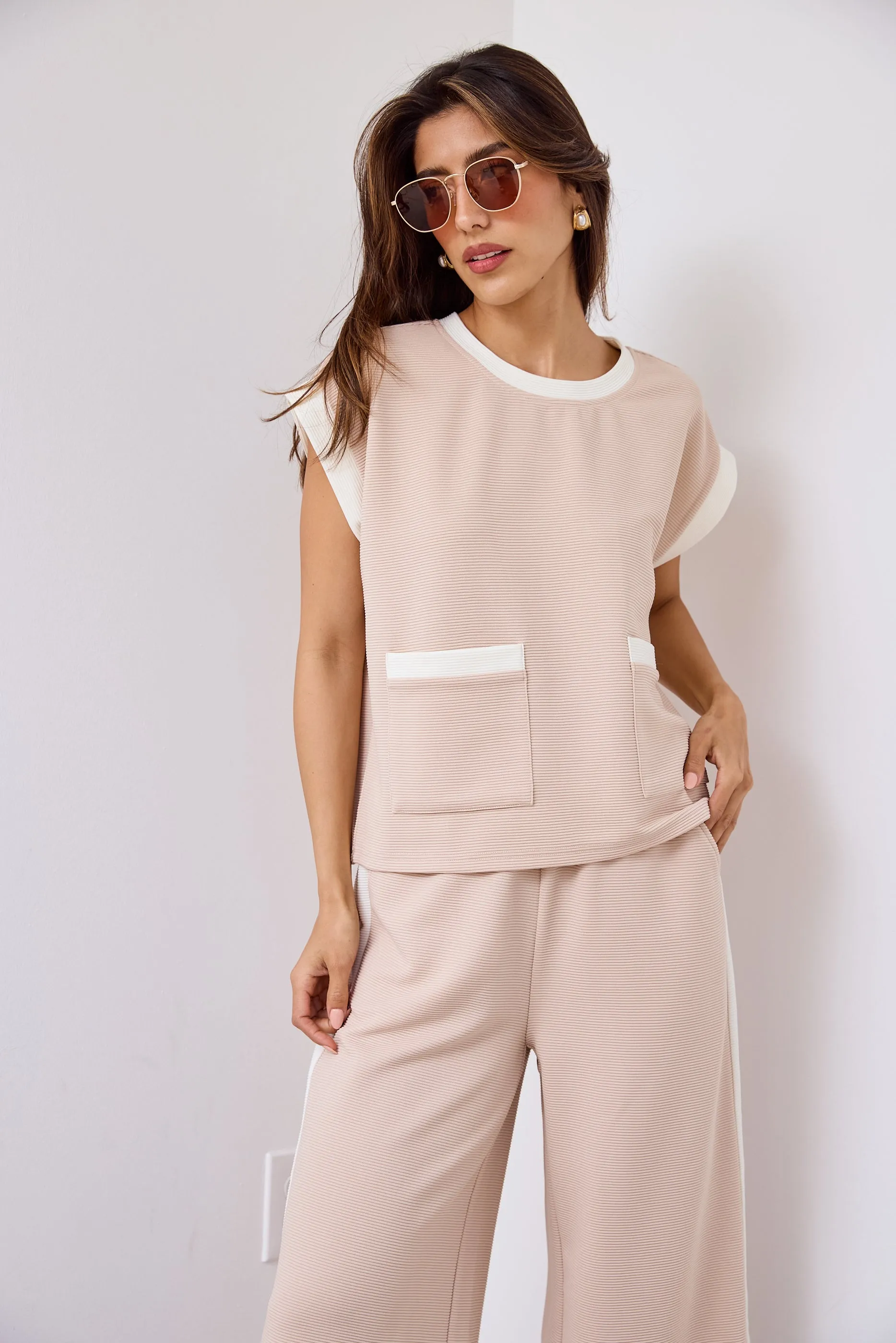 SALE - Gabriella Cropped Knit Top sold by fab'rik