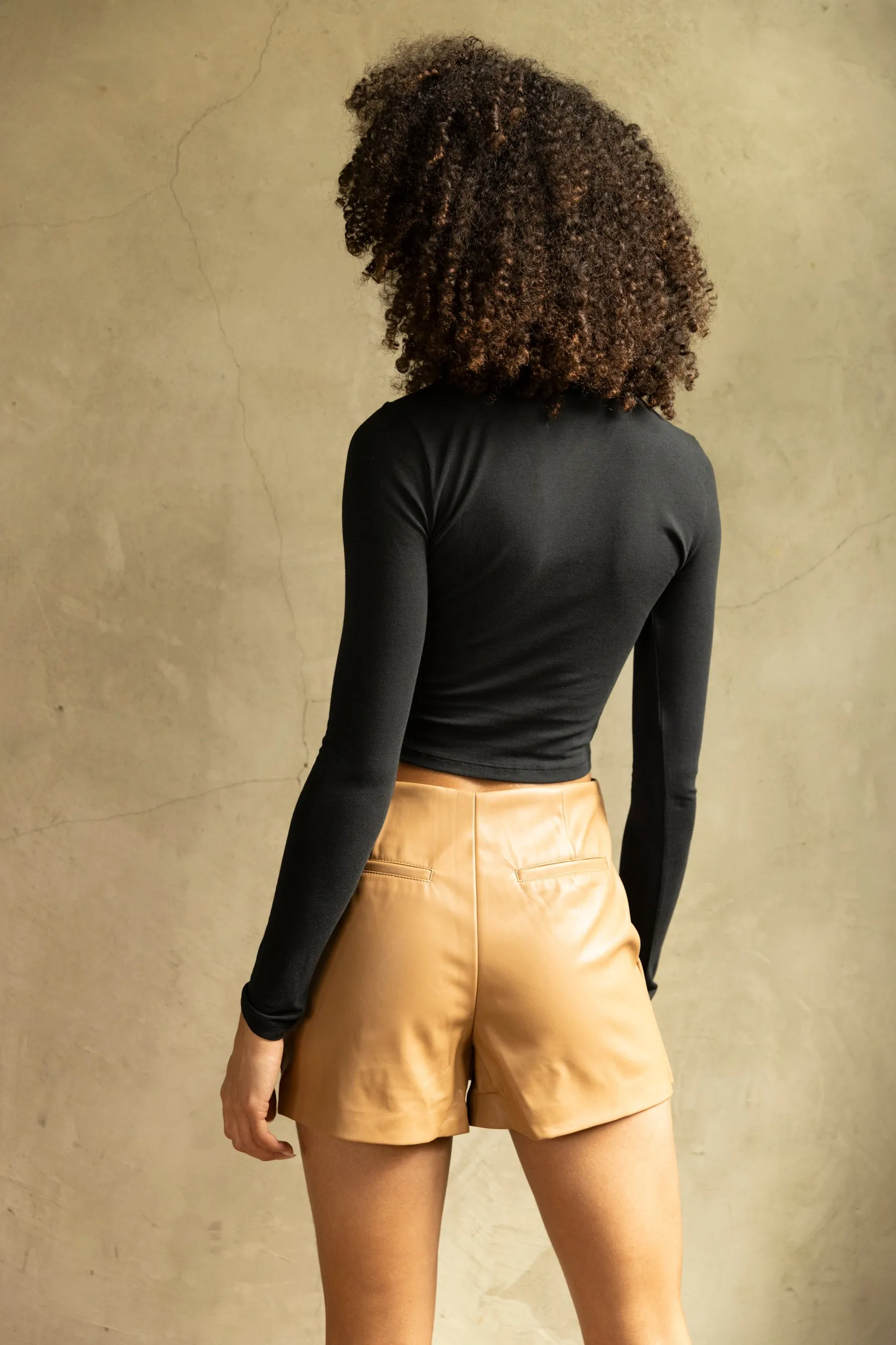 Courtney Faux Leather Skort sold by fab'rik product image thumbnail 5