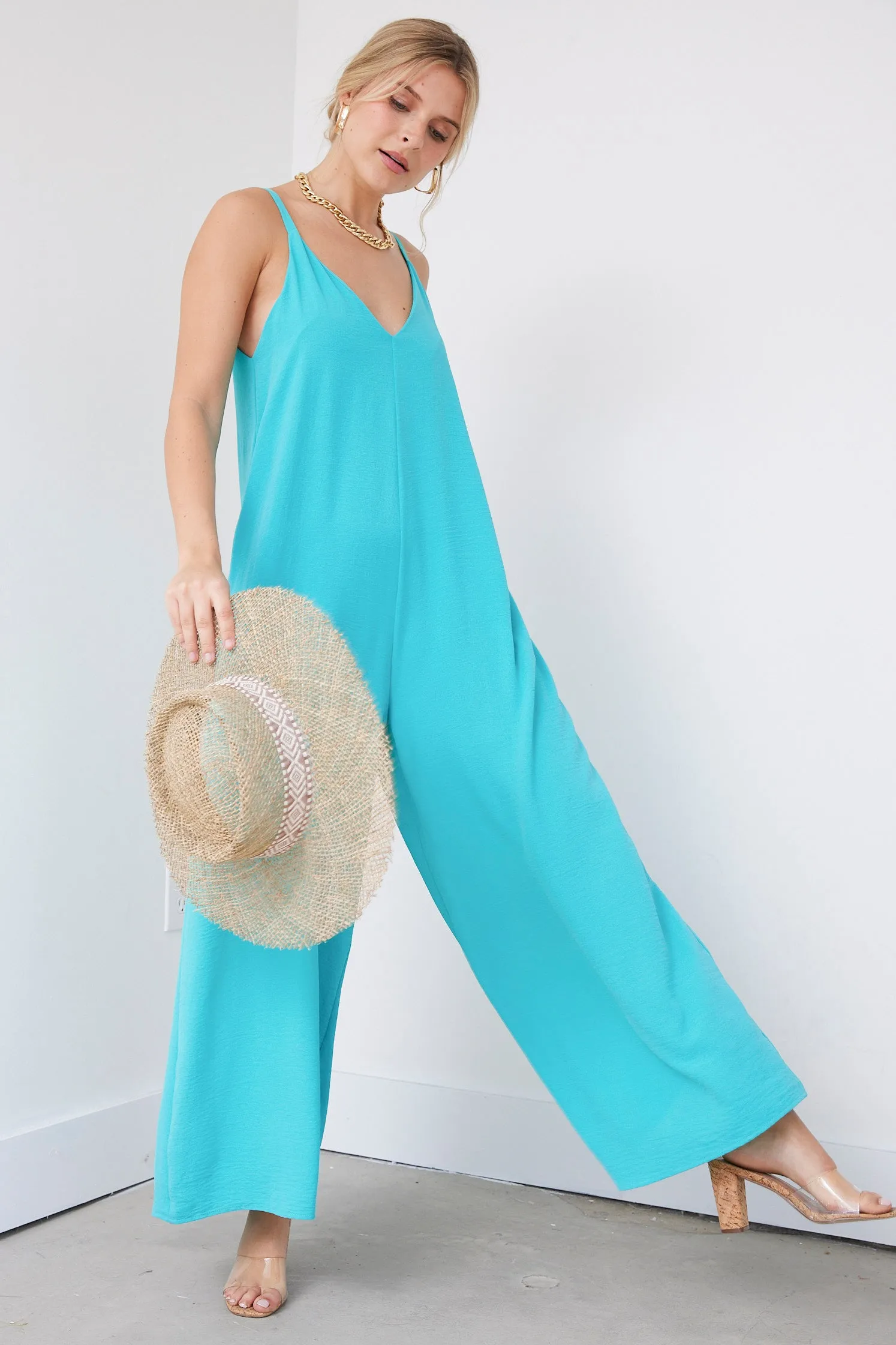 Cara Crepe Cami Jumpsuit sold by fab'rik product image thumbnail 4