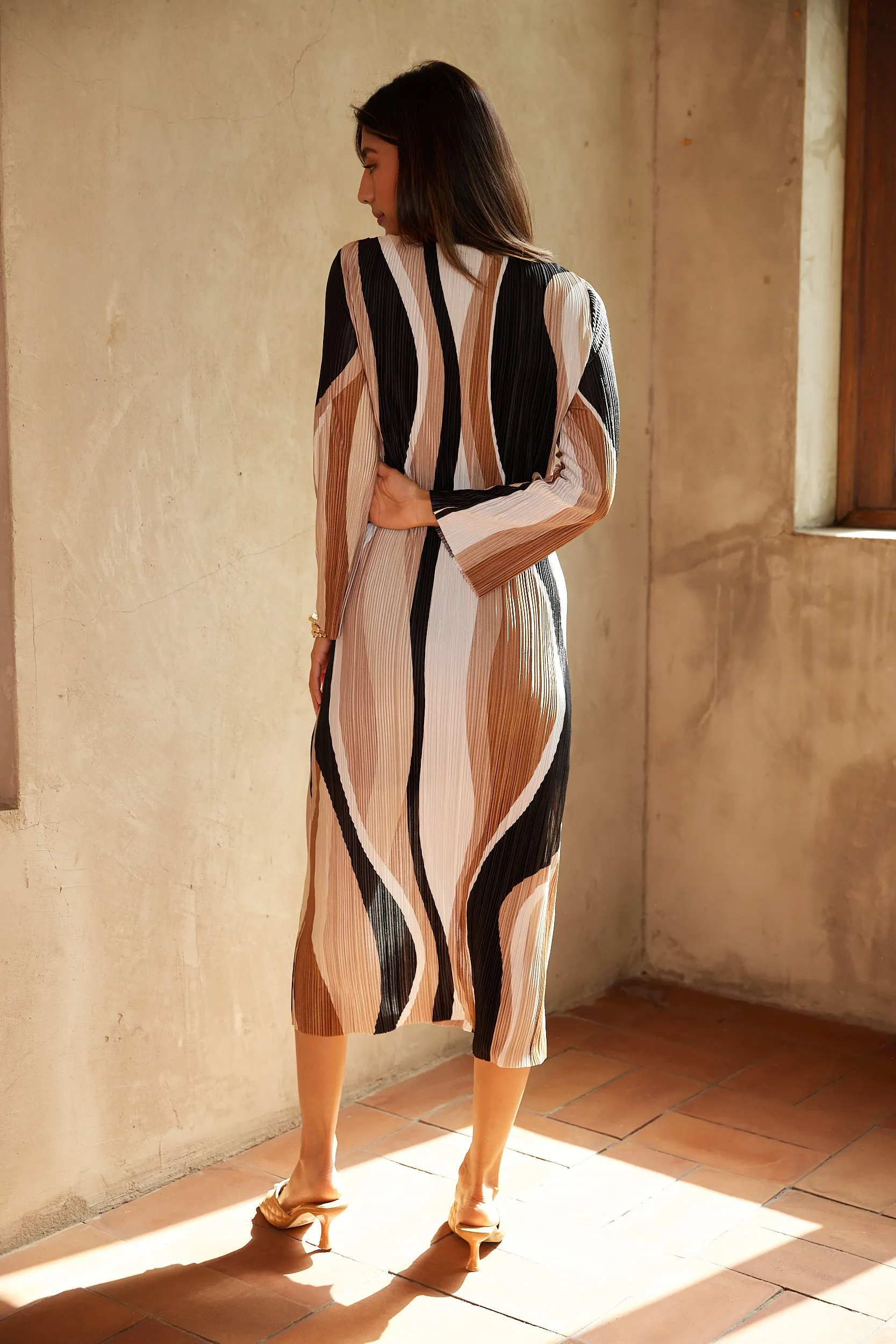 SALE - Seth Printed Long Sleeve Dress sold by fab'rik product image thumbnail 4