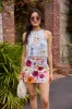 SALE - Talia Floral Applique Mini Skirt sold by fab'rik