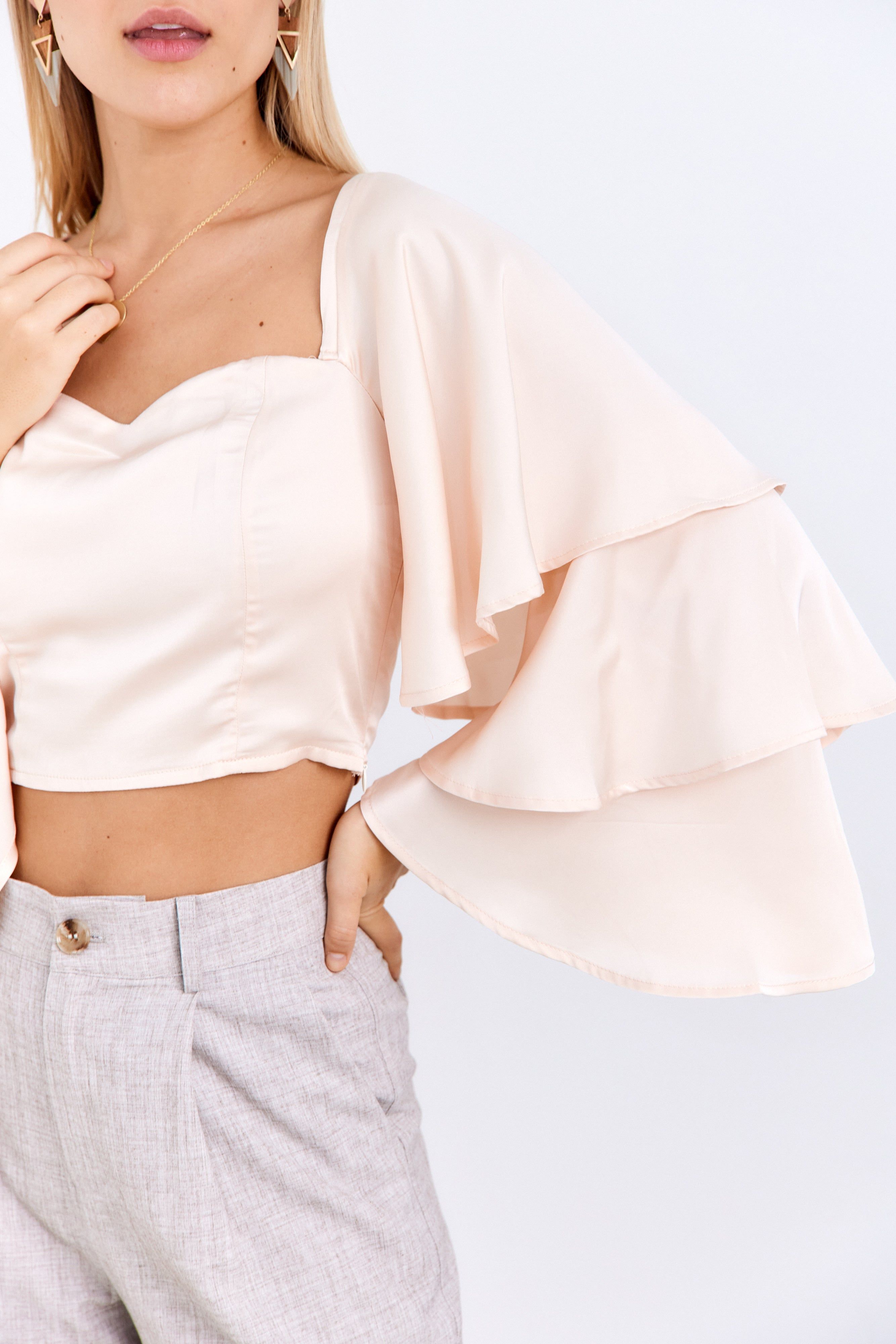 SALE - Florence Tiered Sleeve Top sold by fab'rik product image thumbnail 3