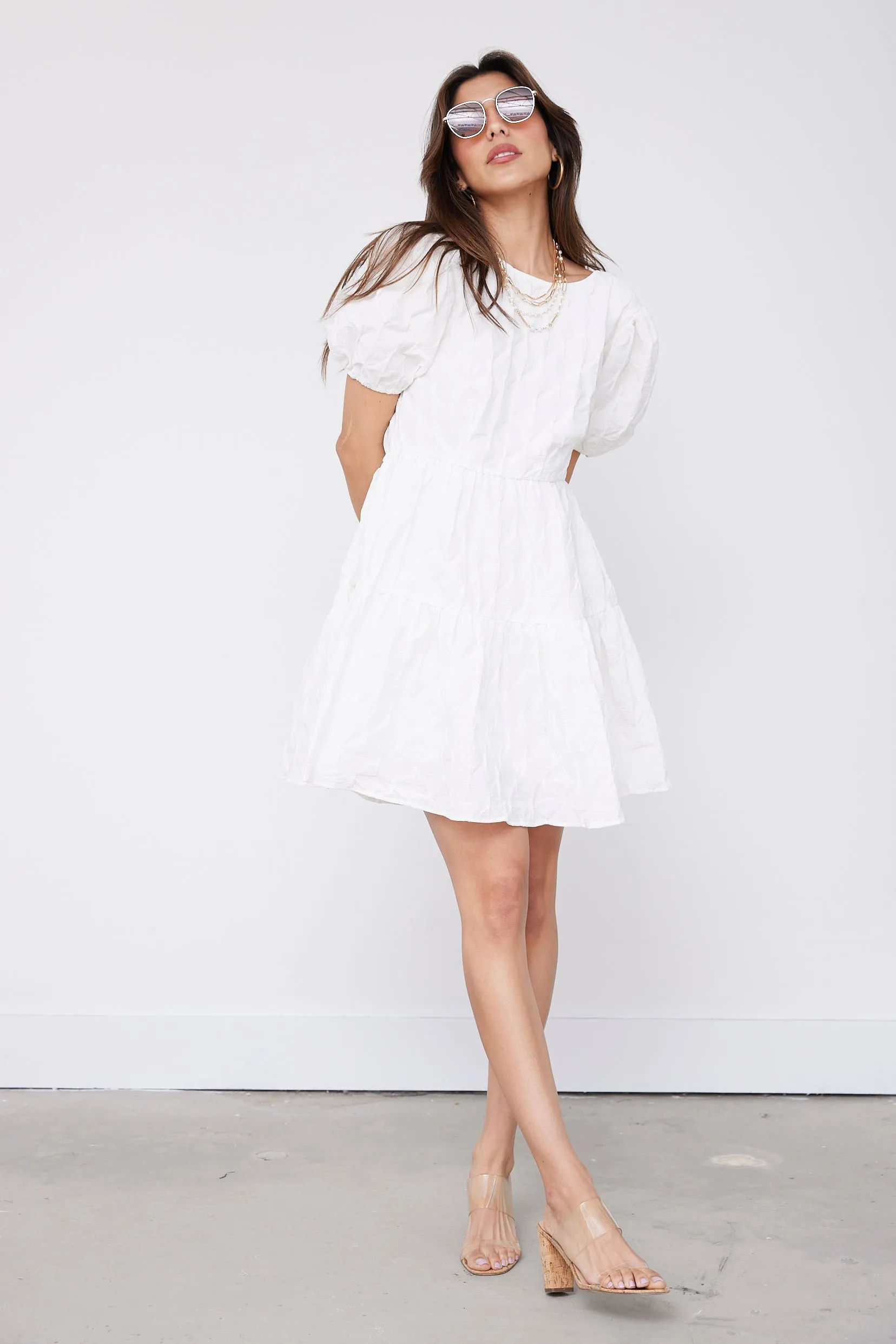 SALE - Valentina Short Sleeve Mini Dress sold by fab'rik product image thumbnail 3