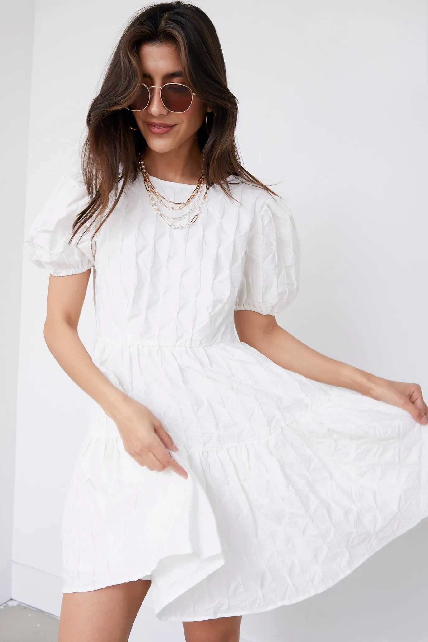 SALE - Valentina Short Sleeve Mini Dress sold by fab'rik