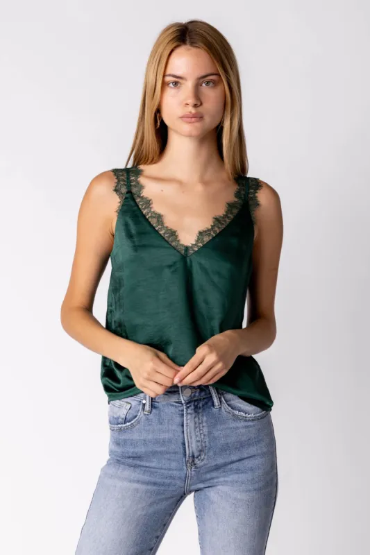 SALE - Camden Lace Trim Tank sold by fab'rik