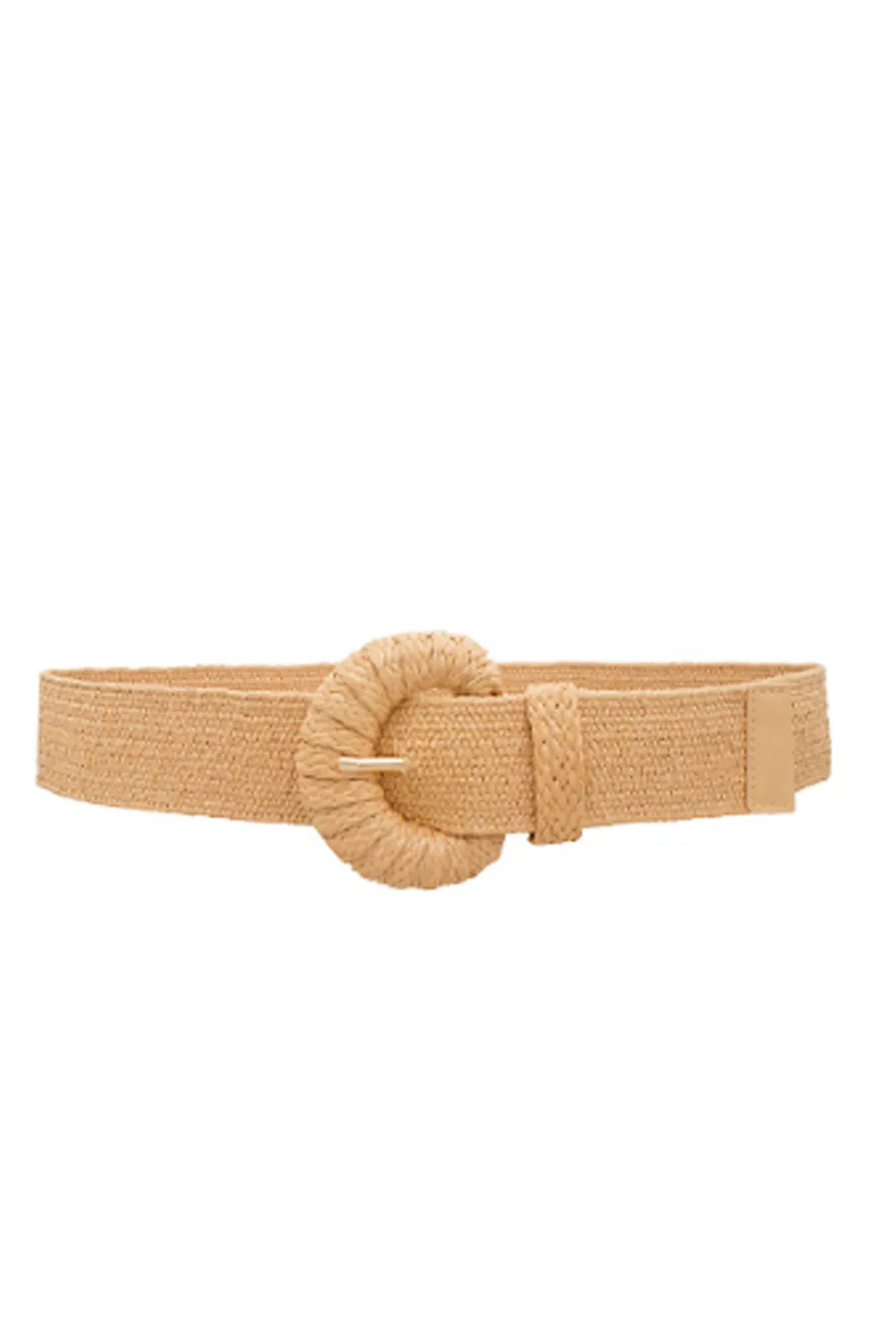 Leah Wrapped Half Moon Straw Belt sold by fab'rik product image thumbnail 2