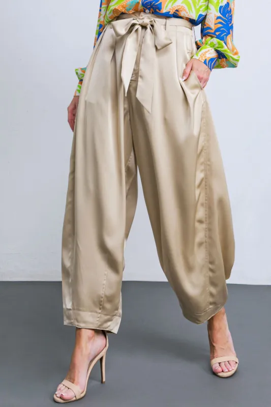 SALE - Gentry Satin Drawstring Pant sold by fab'rik