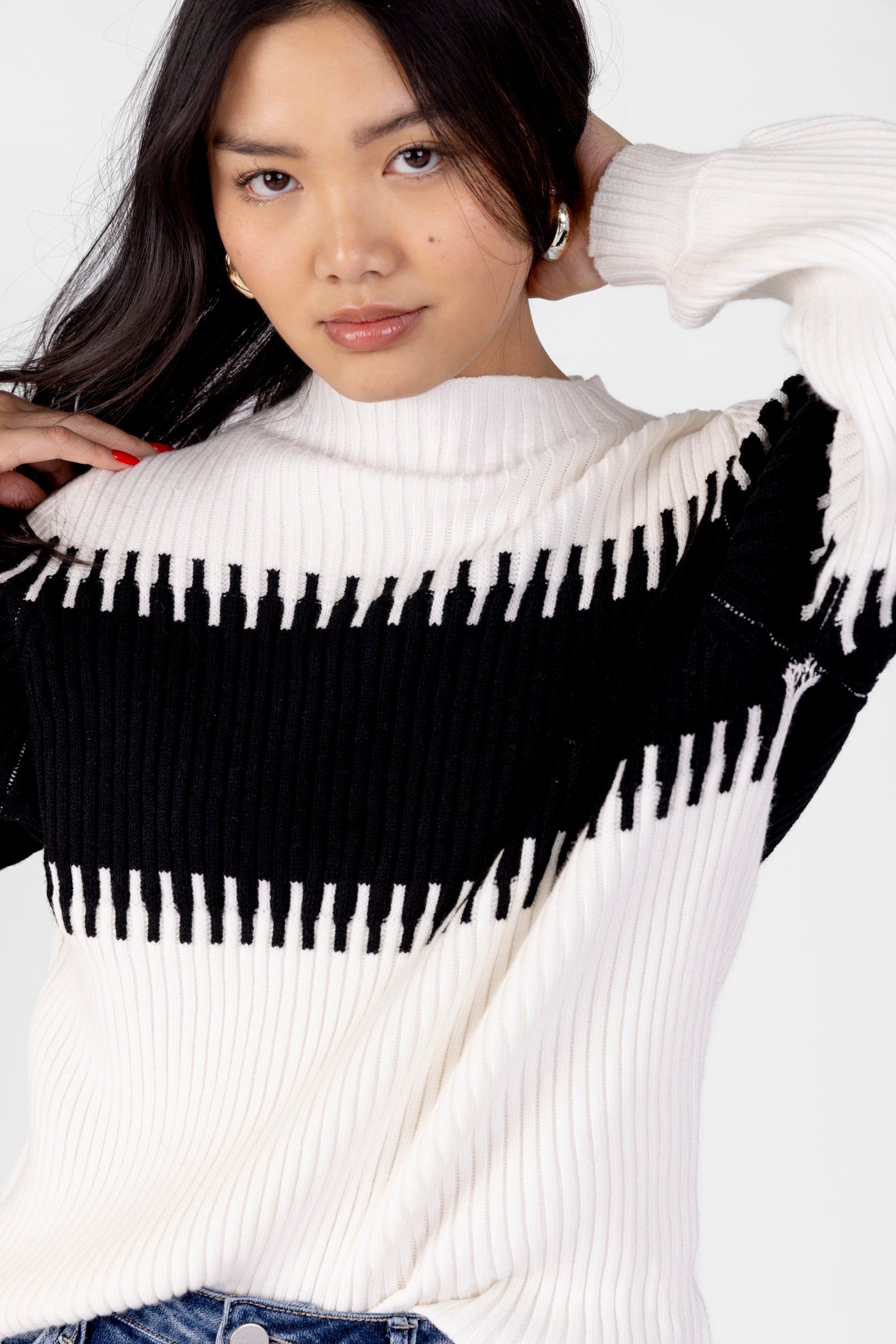 Kristen Colorblocked Sweater sold by fab'rik product image thumbnail 2