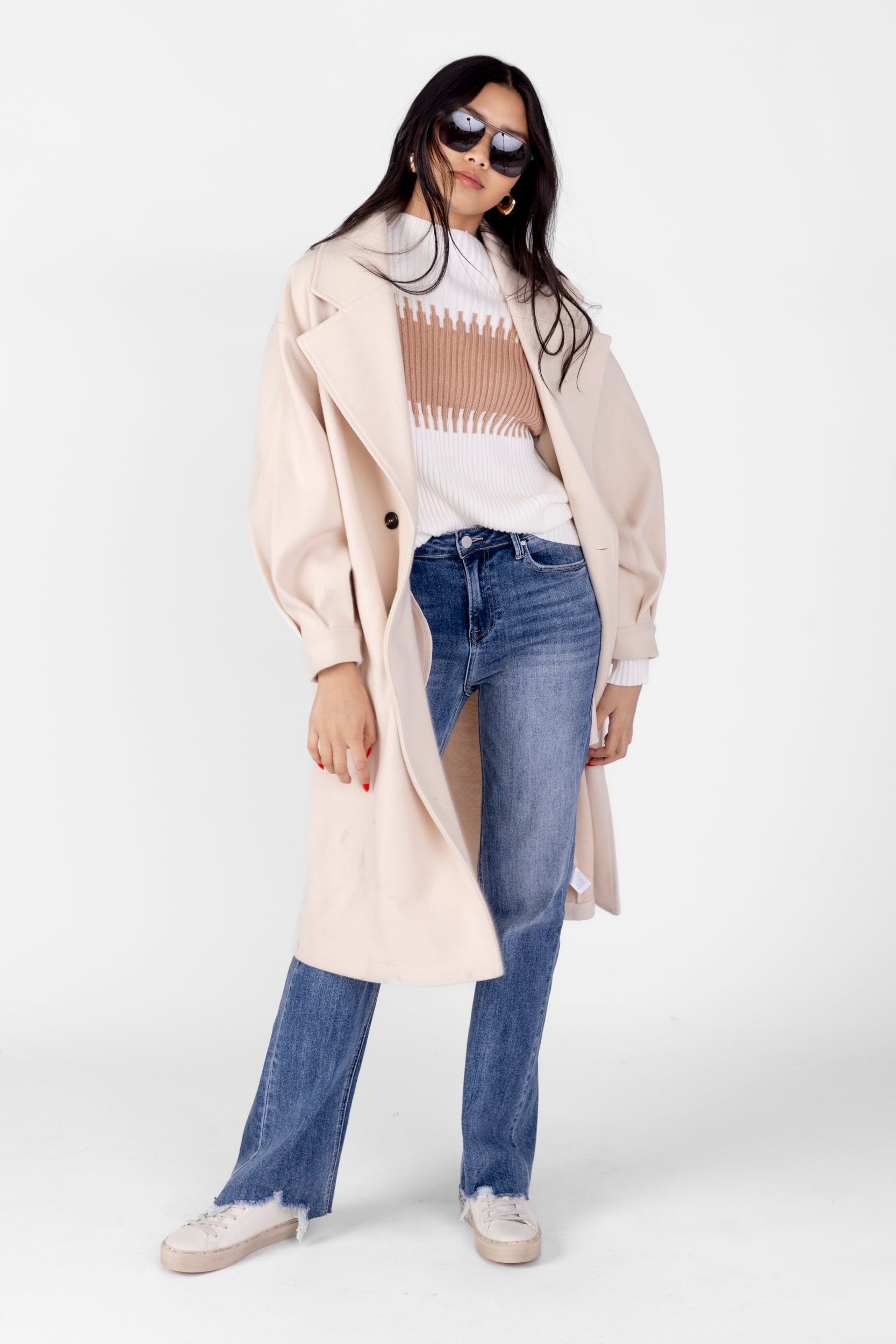 Kristen Colorblocked Sweater sold by fab'rik